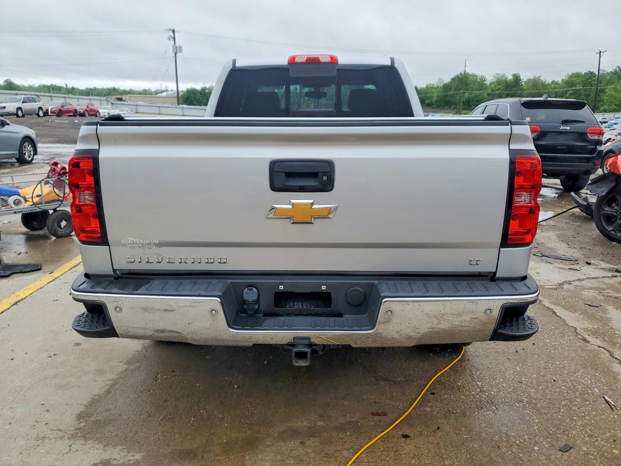 2014 Chevrolet Silverado K1500 Lt Silver vin: 1GCVKREC2EZ332953