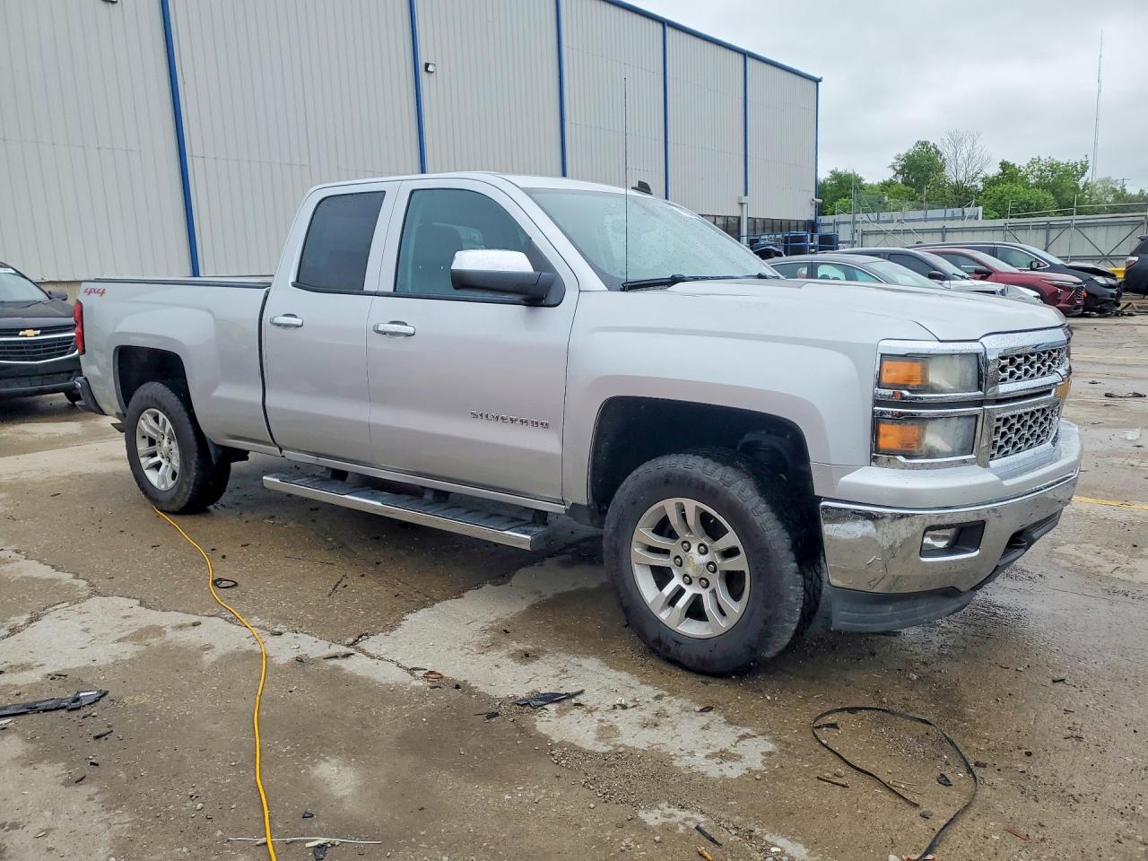 2014 Chevrolet Silverado K1500 Lt Silver vin: 1GCVKREC2EZ332953
