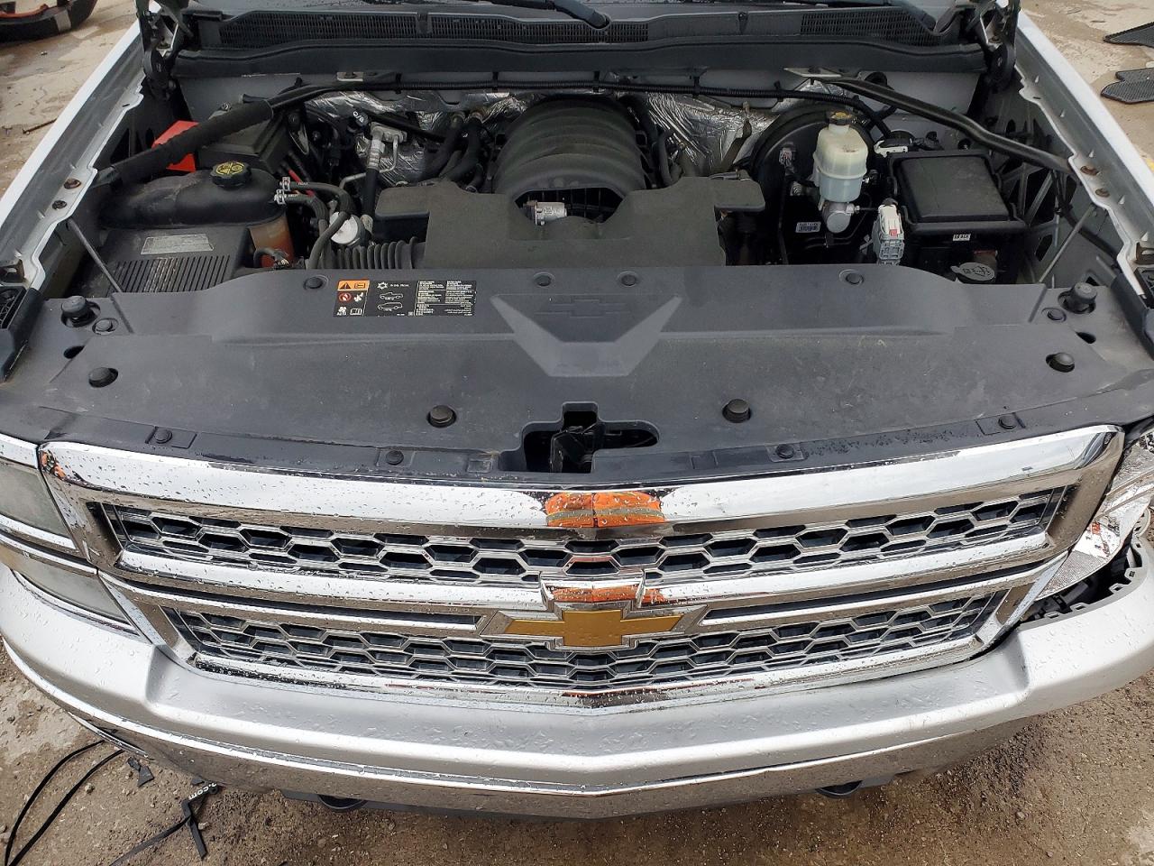 2014 Chevrolet Silverado K1500 Lt Silver vin: 1GCVKREC2EZ332953