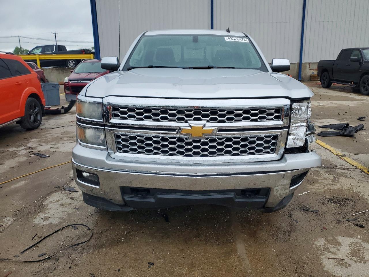 2014 Chevrolet Silverado K1500 Lt Silver vin: 1GCVKREC2EZ332953