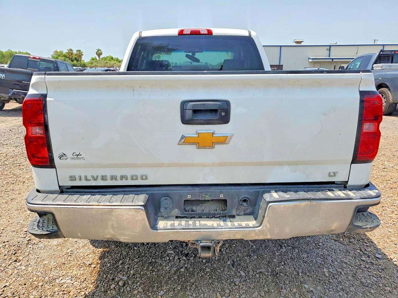 2014 Chevrolet Silverado K1500 Lt White vin: 1GCVKREC2EZ347615