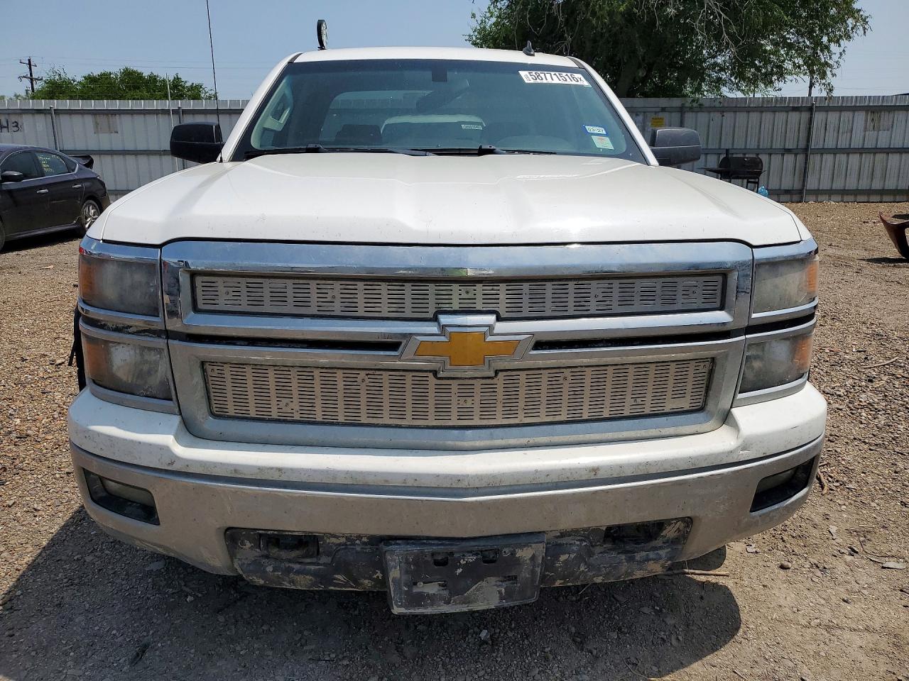 2014 Chevrolet Silverado K1500 Lt White vin: 1GCVKREC2EZ347615
