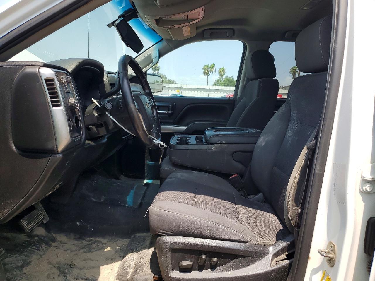 2014 Chevrolet Silverado K1500 Lt White vin: 1GCVKREC2EZ347615