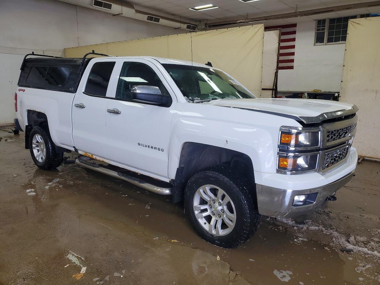 2014 Chevrolet Silverado K1500 Lt White vin: 1GCVKREC2EZ379562