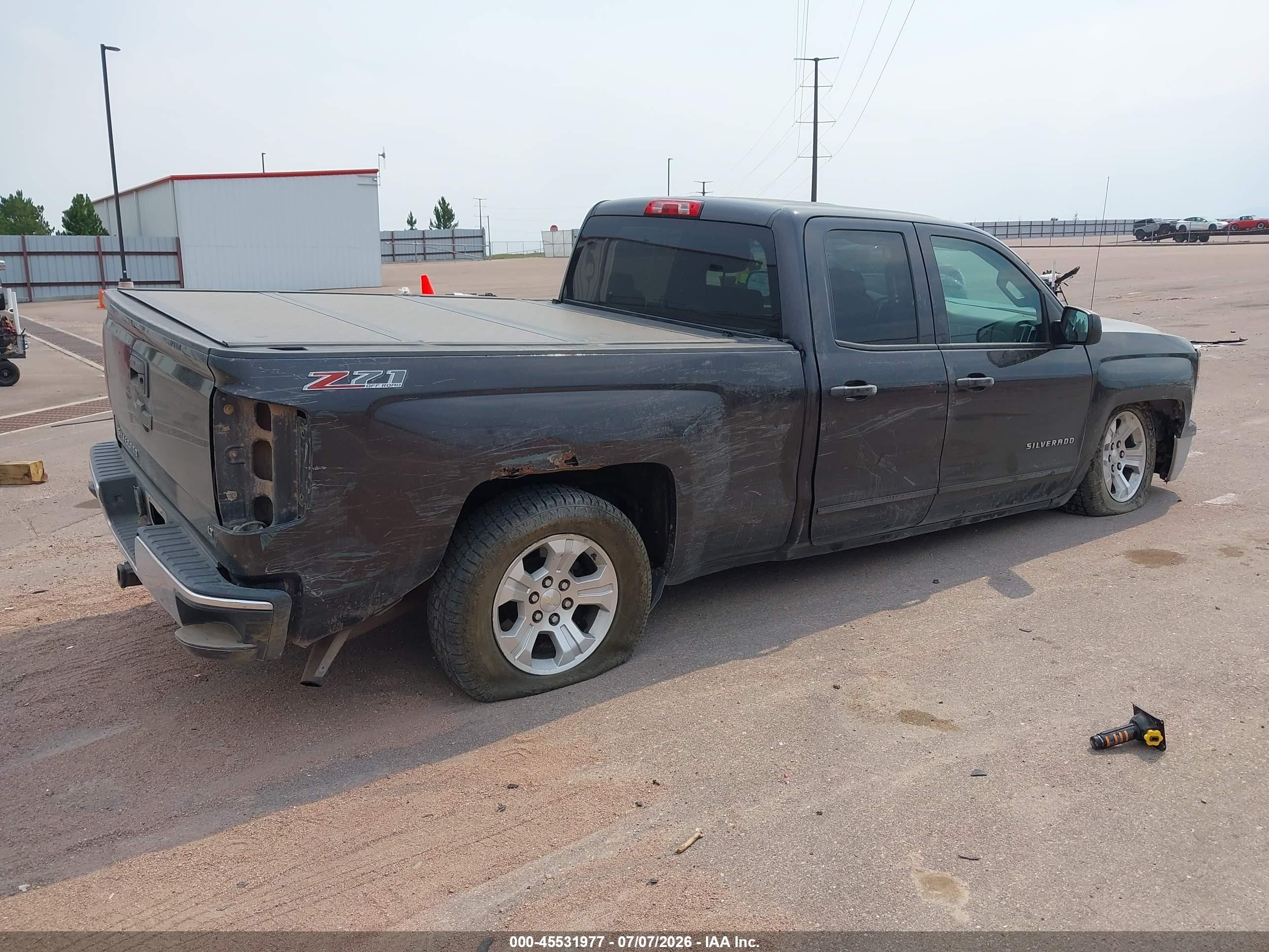 2015 Chevrolet Silverado 1500 Lt Серый vin: 1GCVKREC2FZ148078
