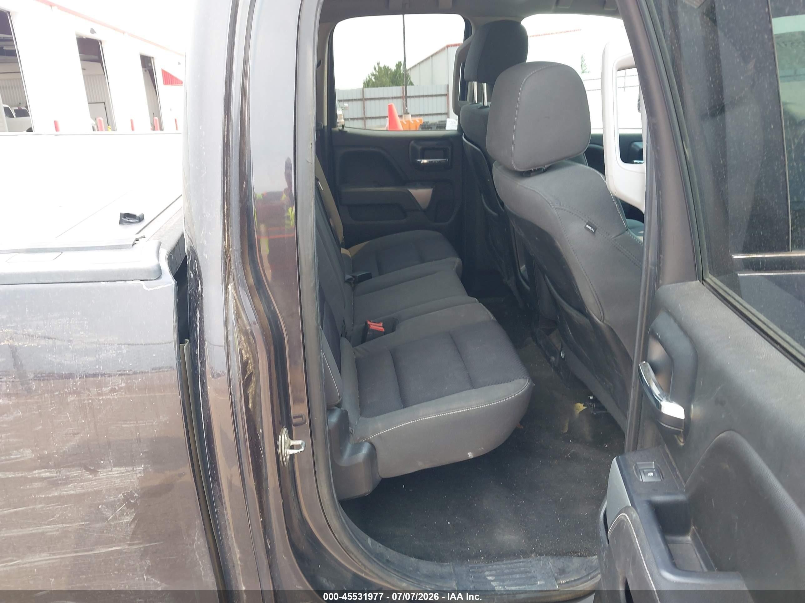 2015 Chevrolet Silverado 1500 Lt Серый vin: 1GCVKREC2FZ148078