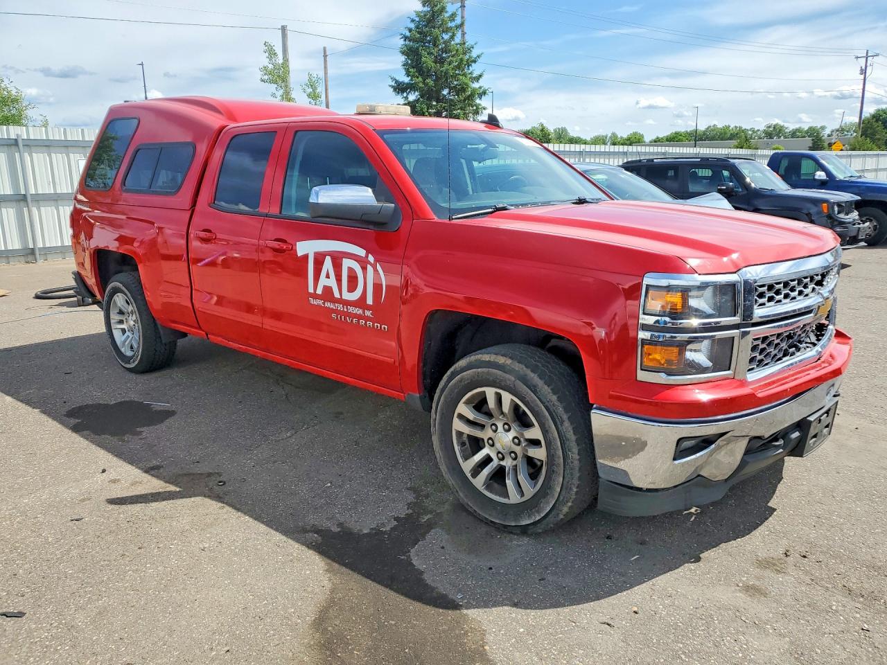2015 Chevrolet Silverado K1500 Lt Red vin: 1GCVKREC2FZ150090