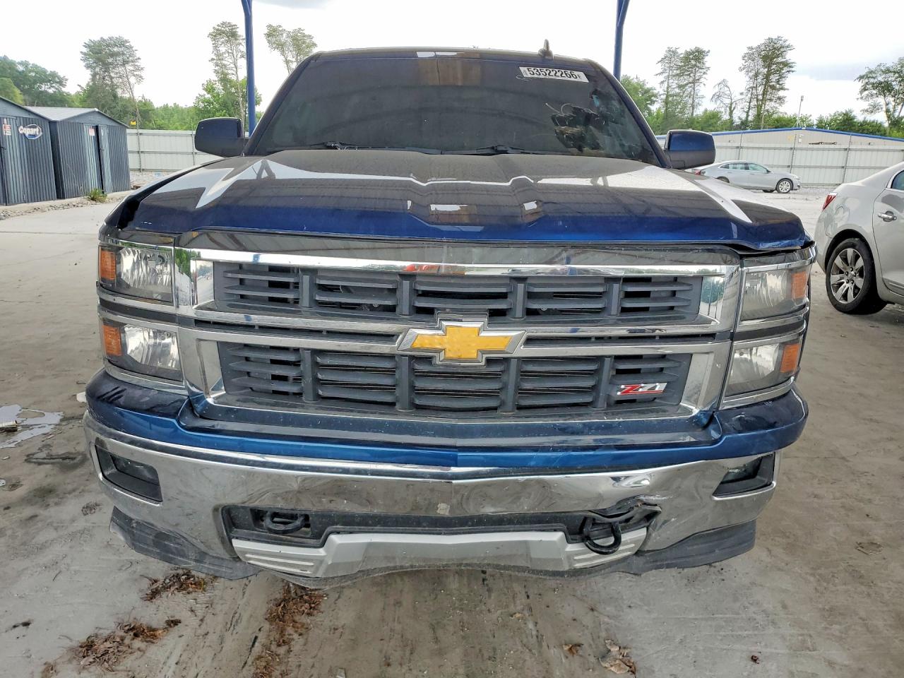 2015 Chevrolet Silverado K1500 Lt Синий vin: 1GCVKREC2FZ180271