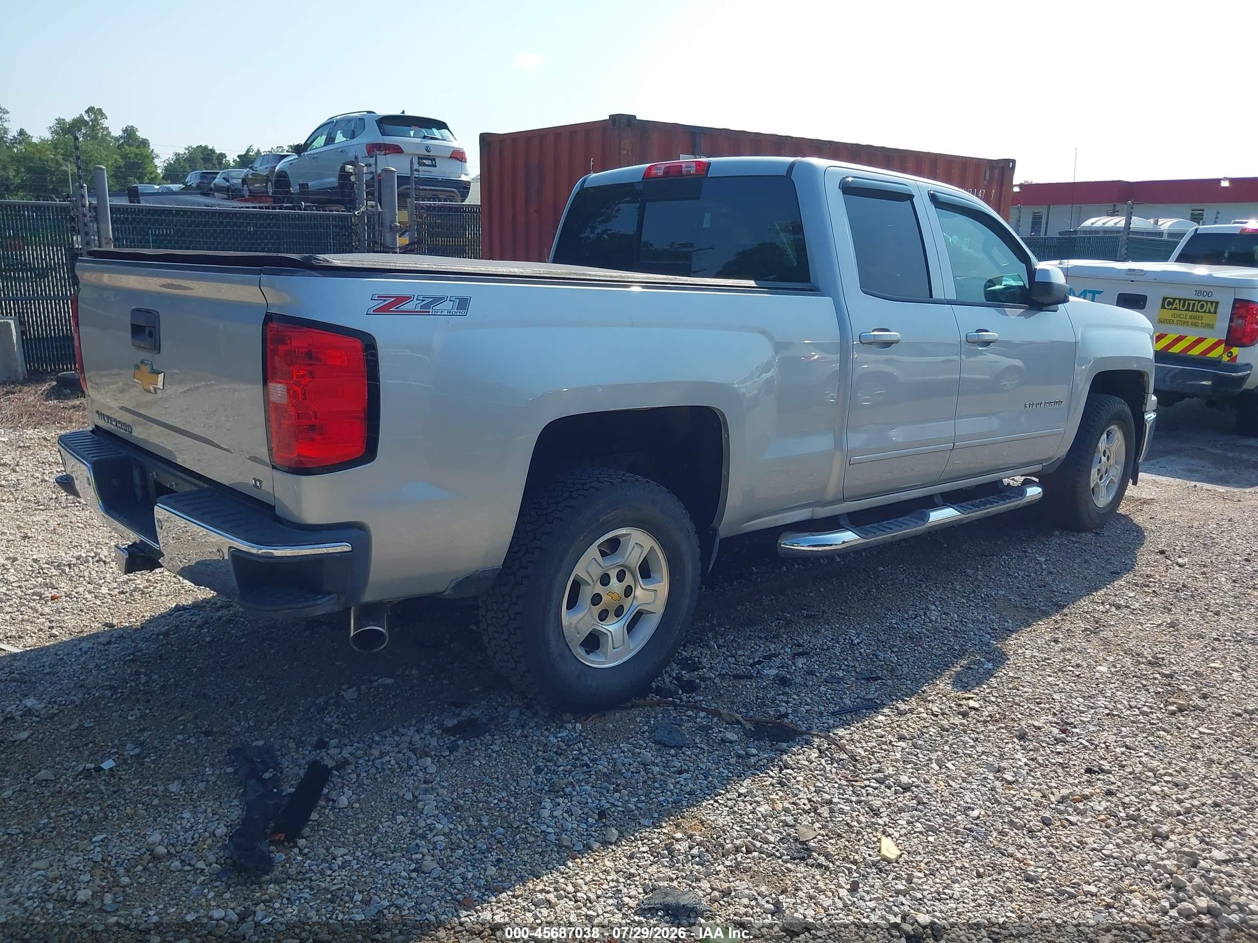2015 Chevrolet Silverado 1500 Lt Silver vin: 1GCVKREC2FZ221207