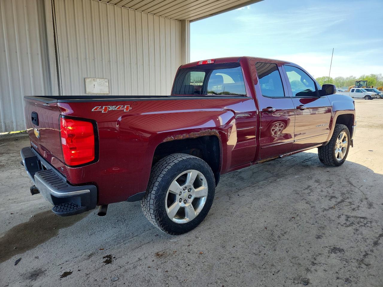 2015 Chevrolet Silverado K1500 Lt Burgundy vin: 1GCVKREC2FZ222809