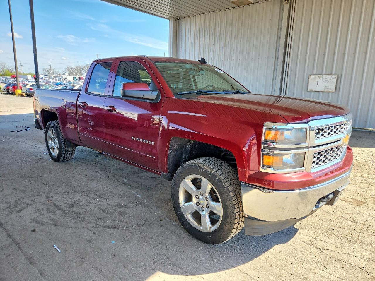 2015 Chevrolet Silverado K1500 Lt Burgundy vin: 1GCVKREC2FZ222809