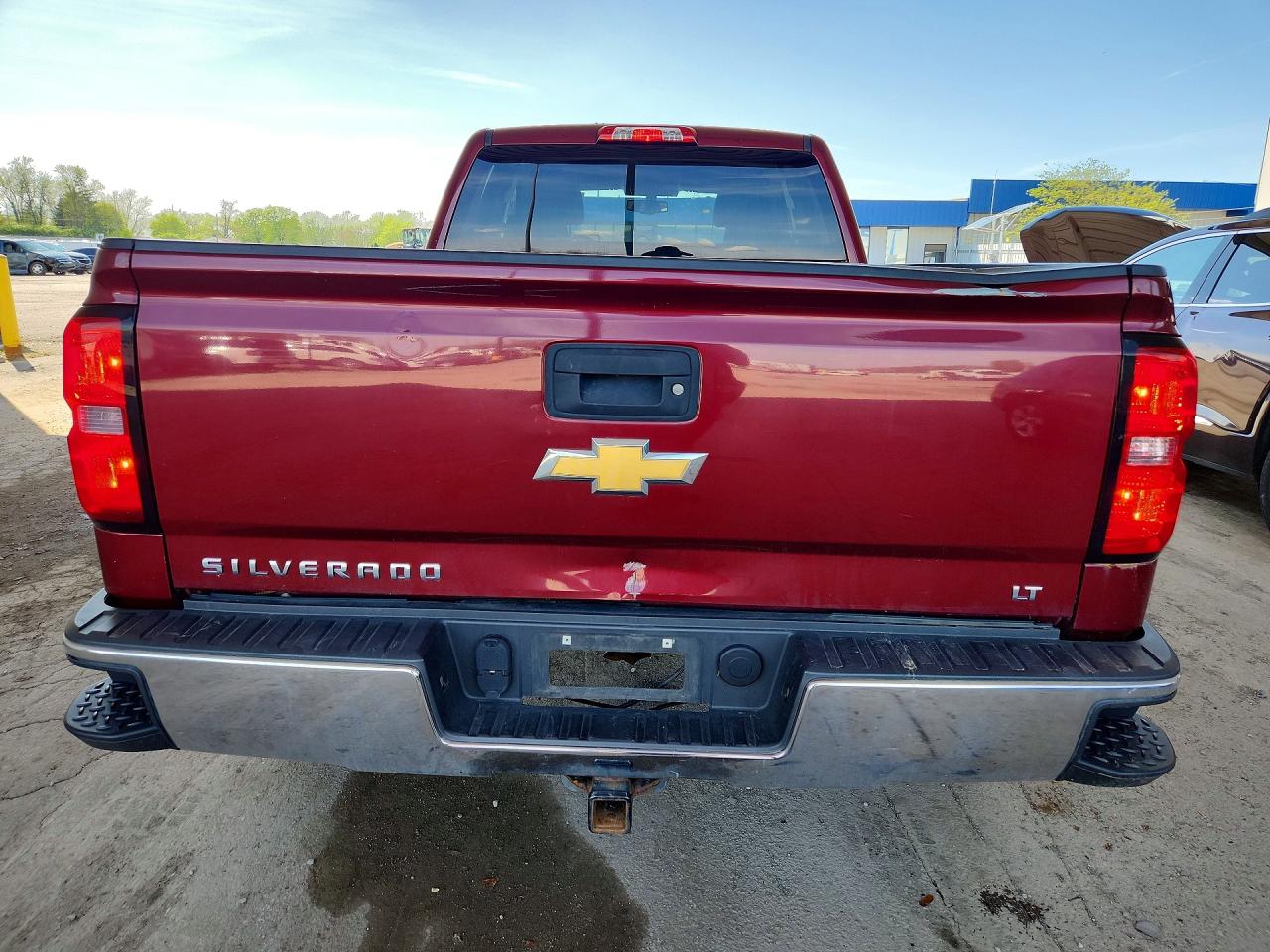 2015 Chevrolet Silverado K1500 Lt Burgundy vin: 1GCVKREC2FZ222809