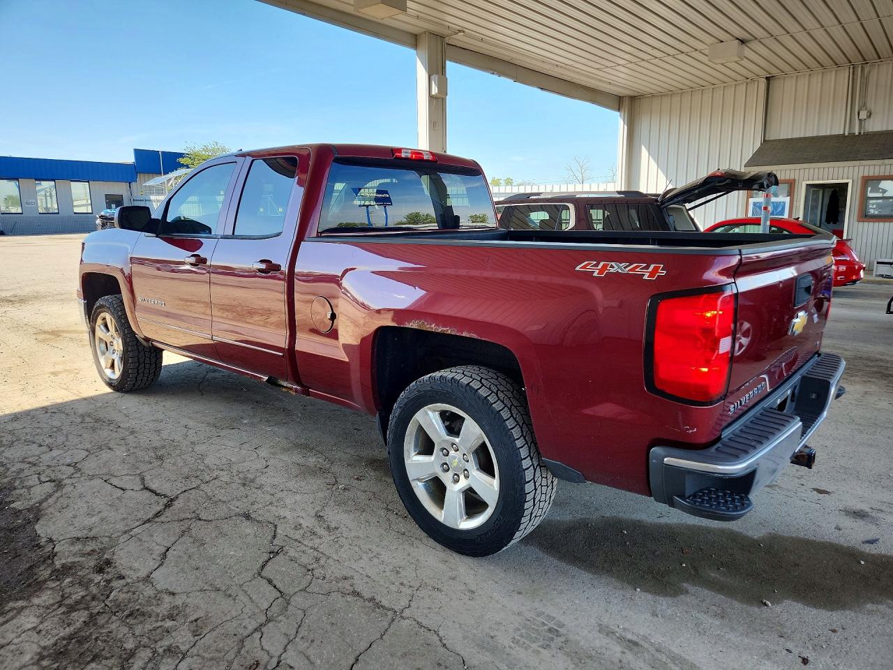 2015 Chevrolet Silverado K1500 Lt Burgundy vin: 1GCVKREC2FZ222809