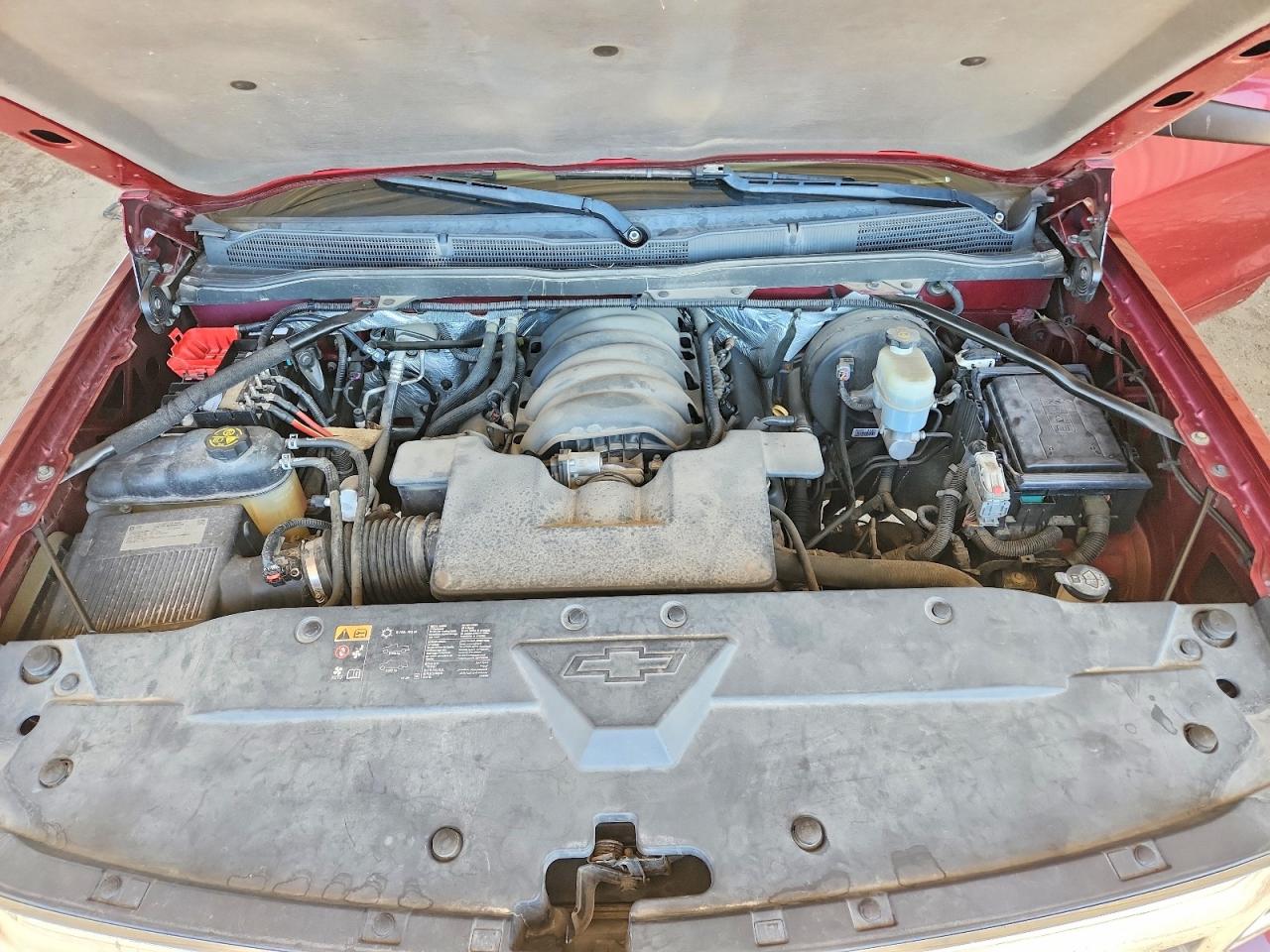 2015 Chevrolet Silverado K1500 Lt Burgundy vin: 1GCVKREC2FZ222809