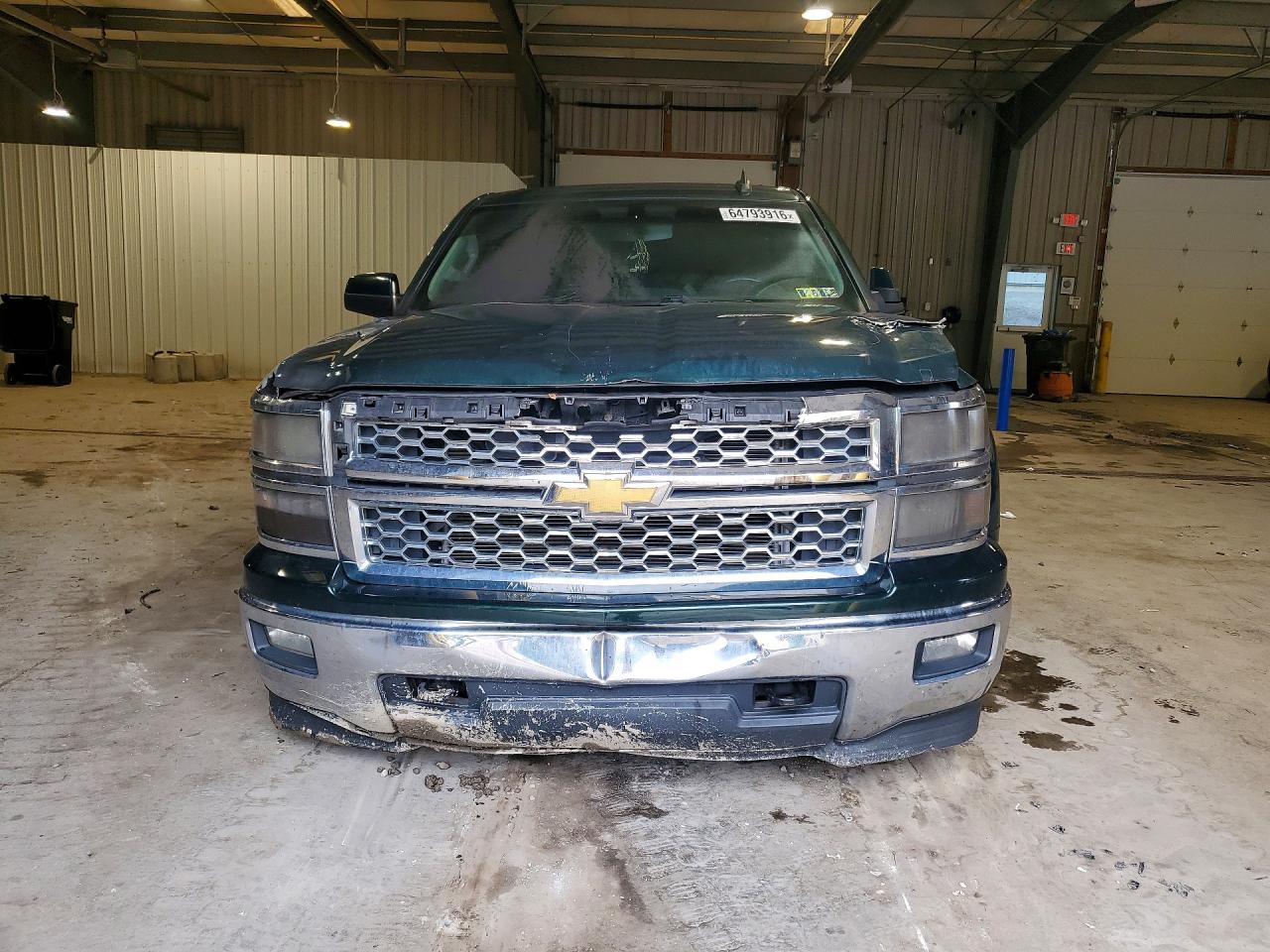 2015 Chevrolet Silverado K1500 Lt Green vin: 1GCVKREC2FZ222874