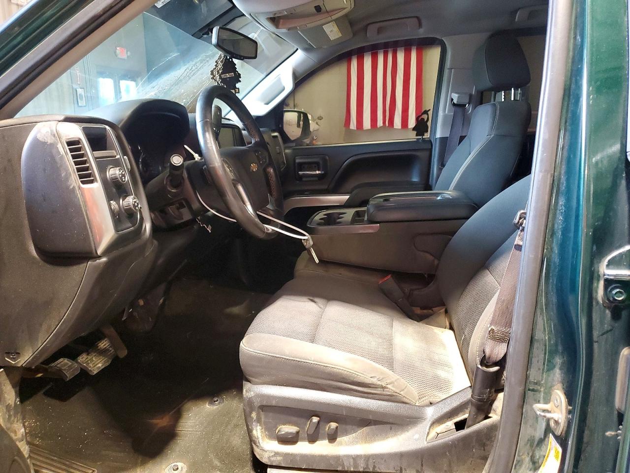2015 Chevrolet Silverado K1500 Lt Green vin: 1GCVKREC2FZ222874