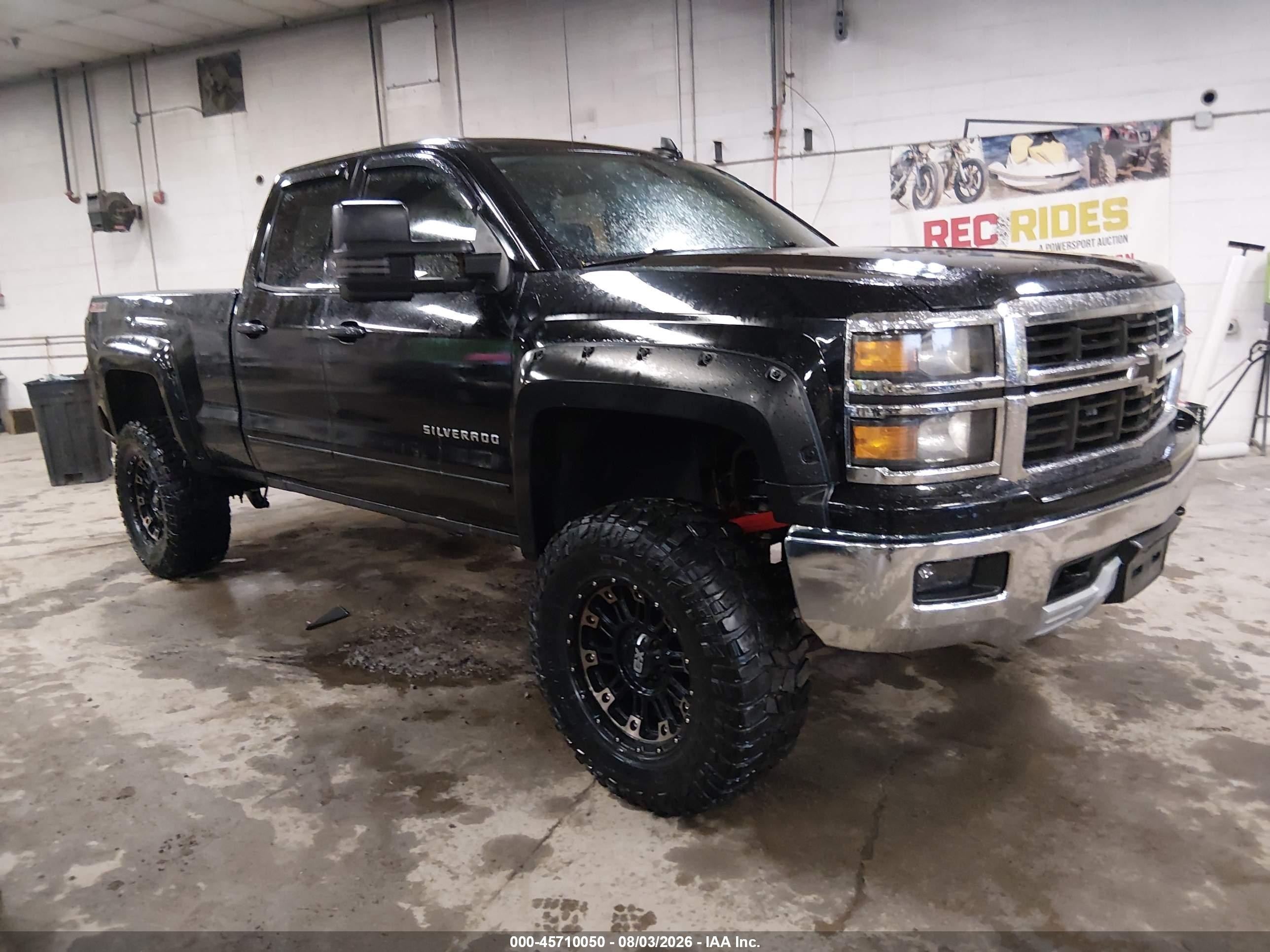 2015 Chevrolet Silverado 1500 Lt Черный vin: 1GCVKREC2FZ224995