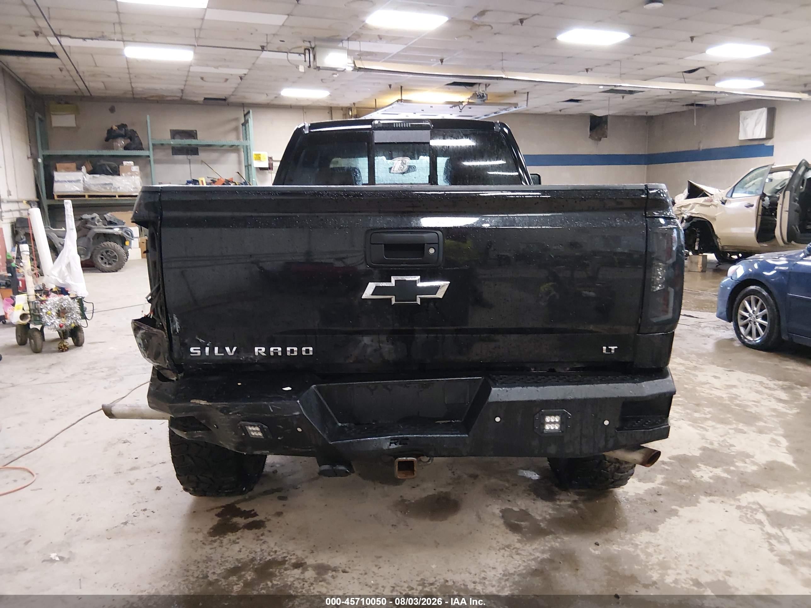 2015 Chevrolet Silverado 1500 Lt Черный vin: 1GCVKREC2FZ224995