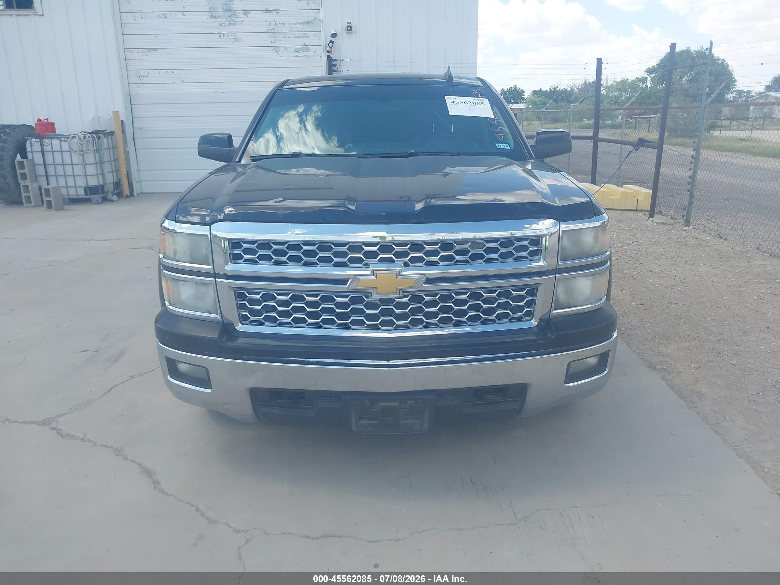 2015 Chevrolet Silverado 1500 Lt Black vin: 1GCVKREC2FZ225886