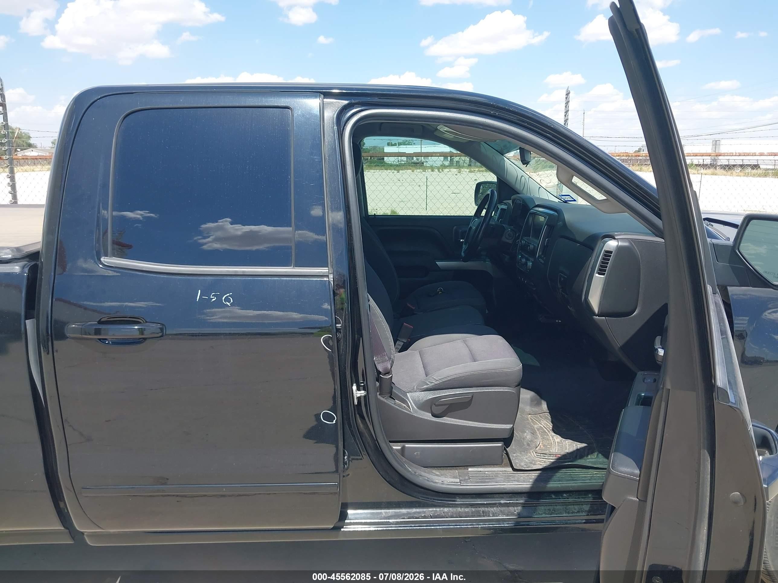 2015 Chevrolet Silverado 1500 Lt Black vin: 1GCVKREC2FZ225886
