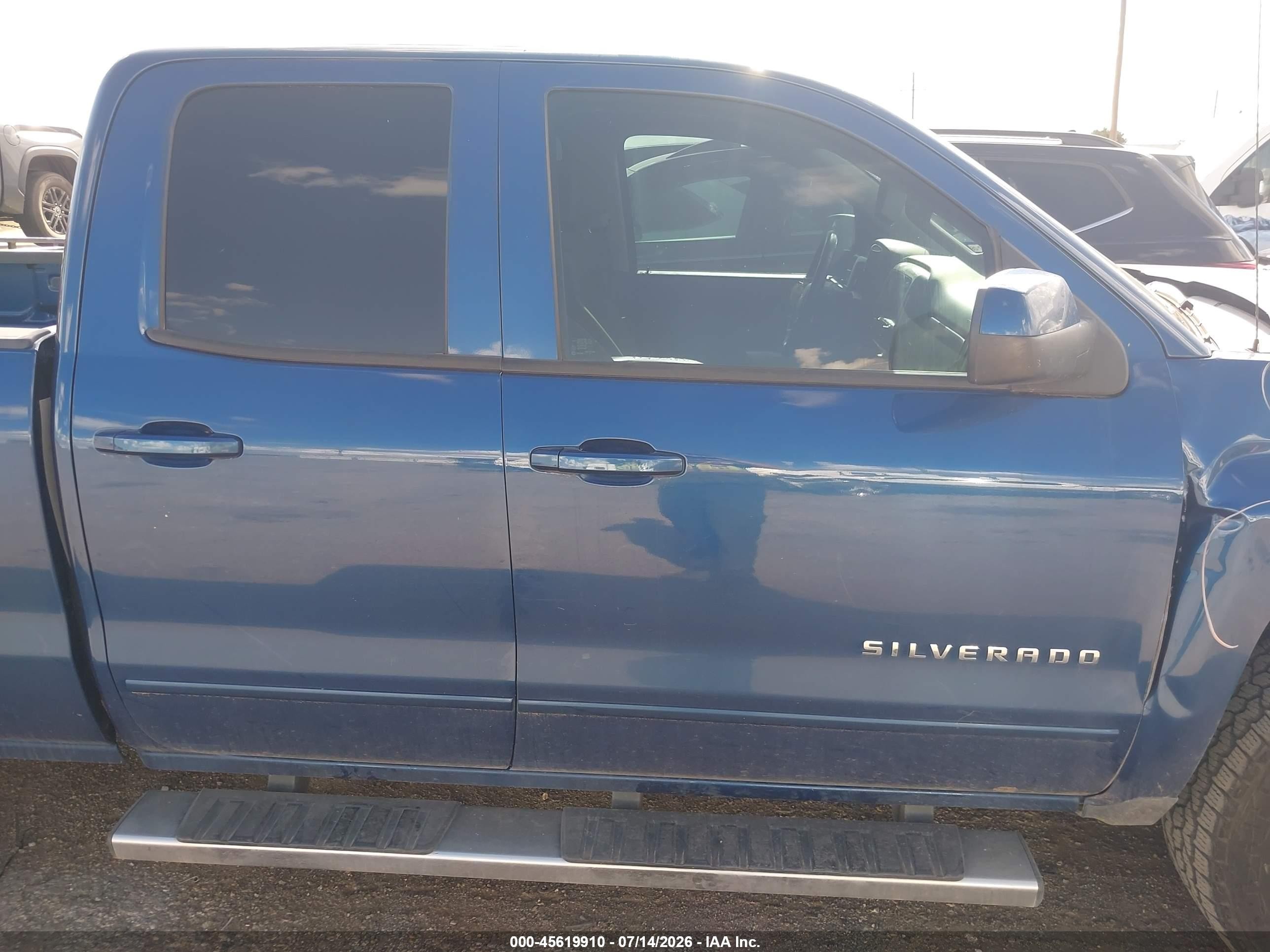 2015 Chevrolet Silverado 1500 Lt Blue vin: 1GCVKREC2FZ229582