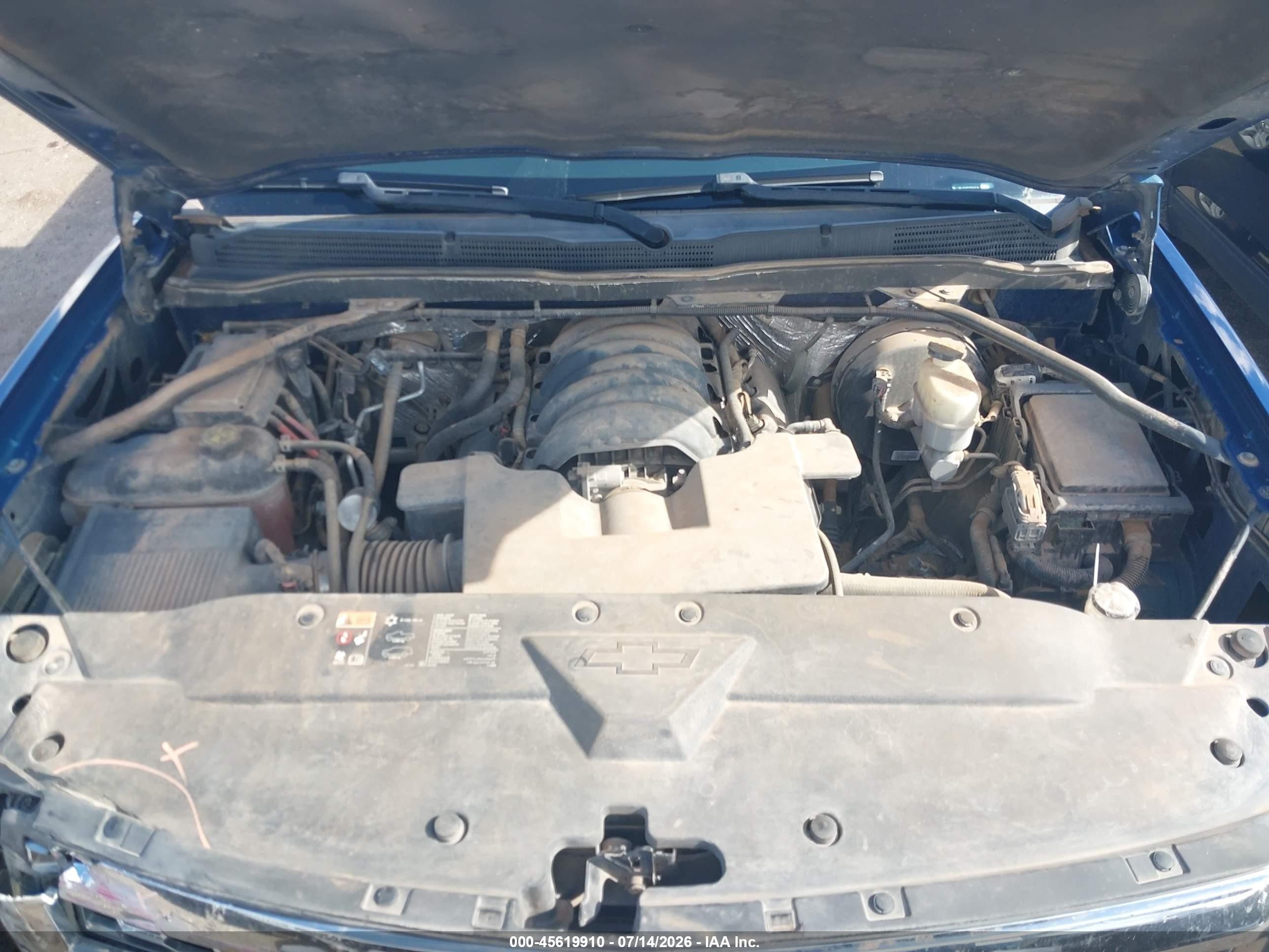 2015 Chevrolet Silverado 1500 Lt Blue vin: 1GCVKREC2FZ229582