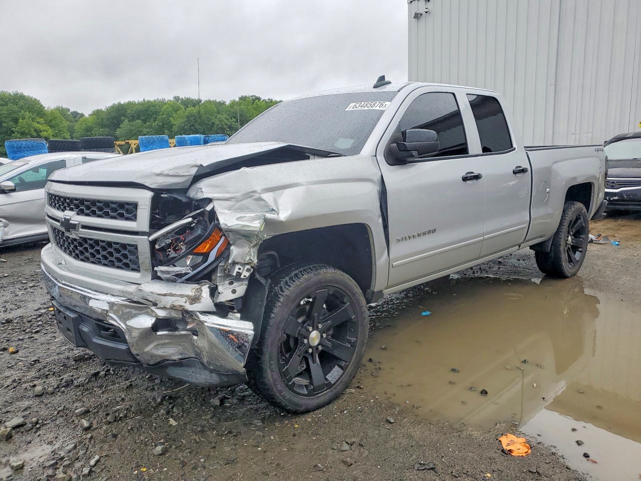 2015 Chevrolet Silverado K1500 Lt Silver vin: 1GCVKREC2FZ242302