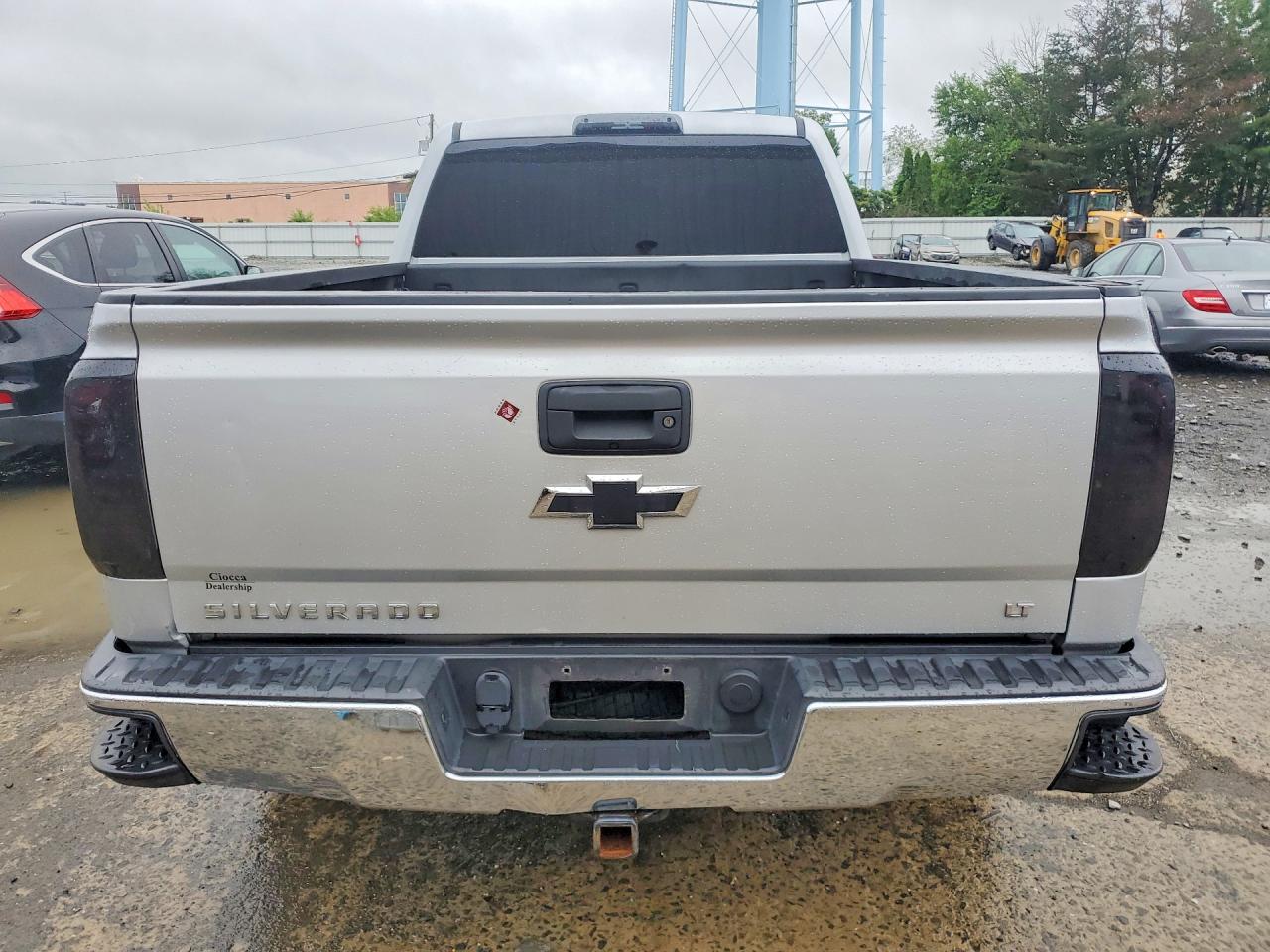 2015 Chevrolet Silverado K1500 Lt Silver vin: 1GCVKREC2FZ242302