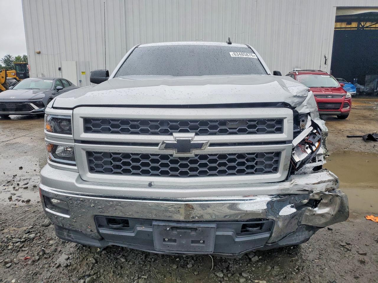 2015 Chevrolet Silverado K1500 Lt Silver vin: 1GCVKREC2FZ242302