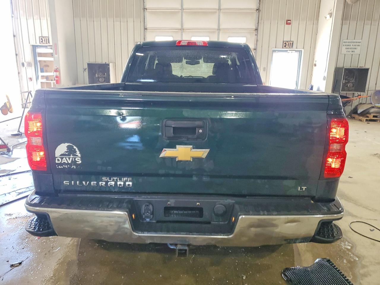 2015 Chevrolet Silverado K1500 Lt Зеленый vin: 1GCVKREC2FZ249573