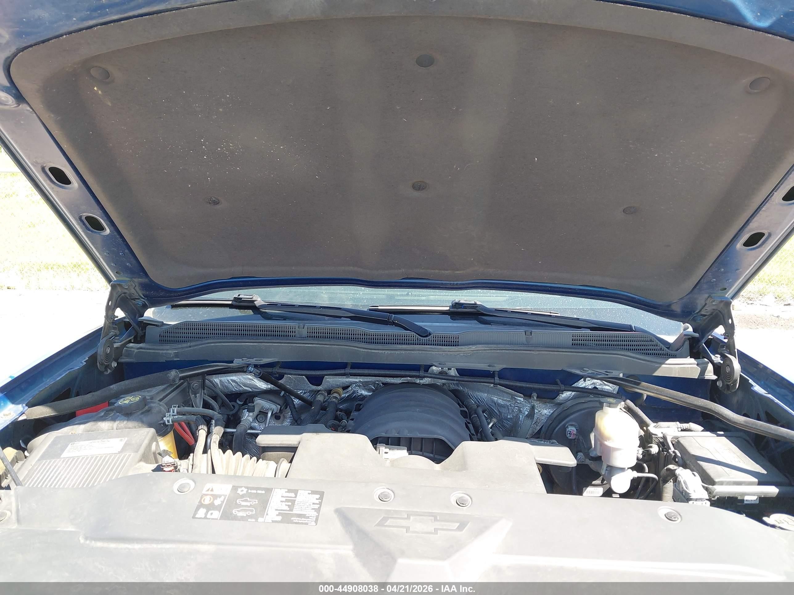 2015 Chevrolet Silverado 1500 1lt Blue vin: 1GCVKREC2FZ286493