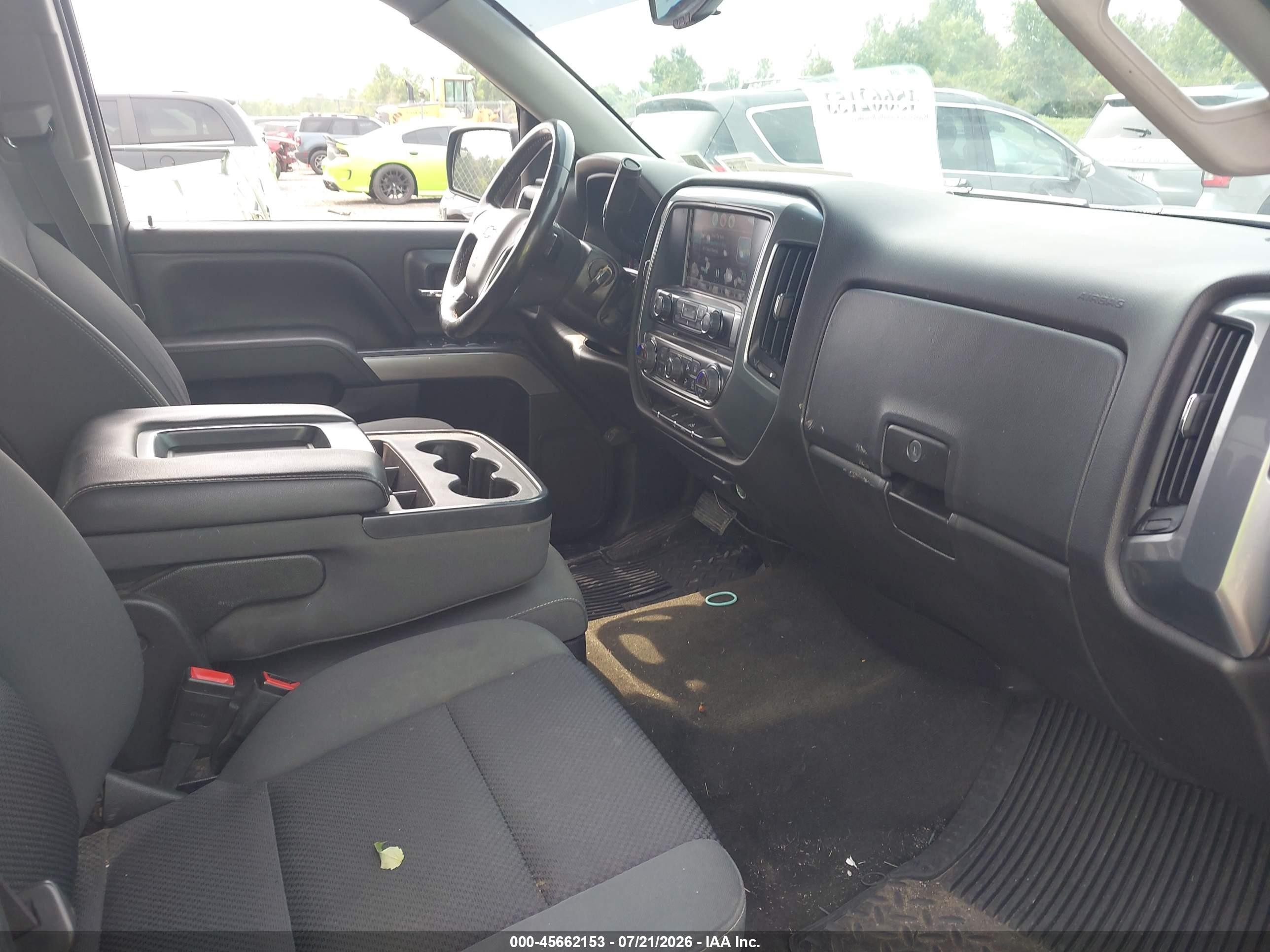 2015 Chevrolet Silverado 1500 Lt Blue vin: 1GCVKREC2FZ348507