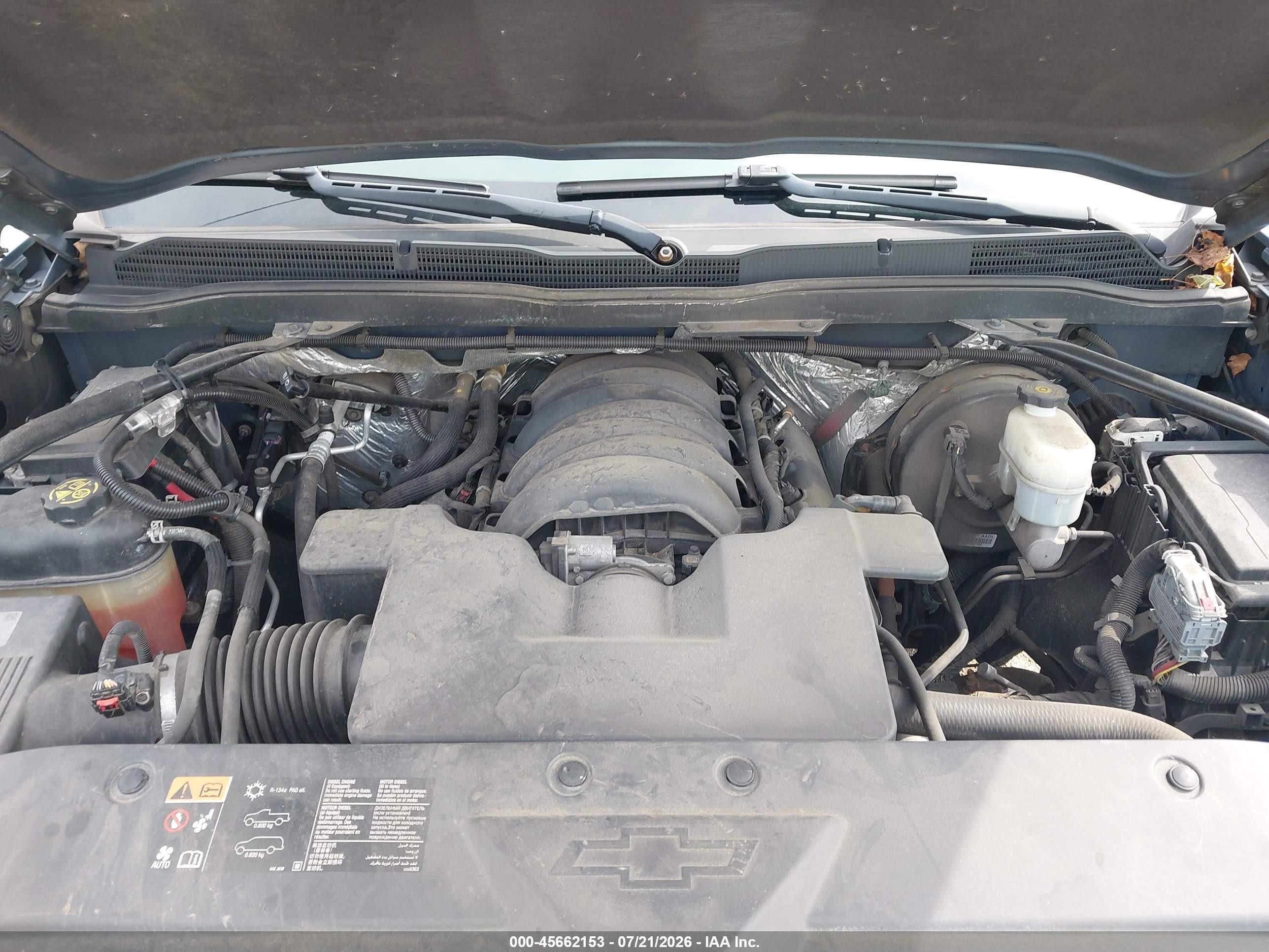 2015 Chevrolet Silverado 1500 Lt Blue vin: 1GCVKREC2FZ348507