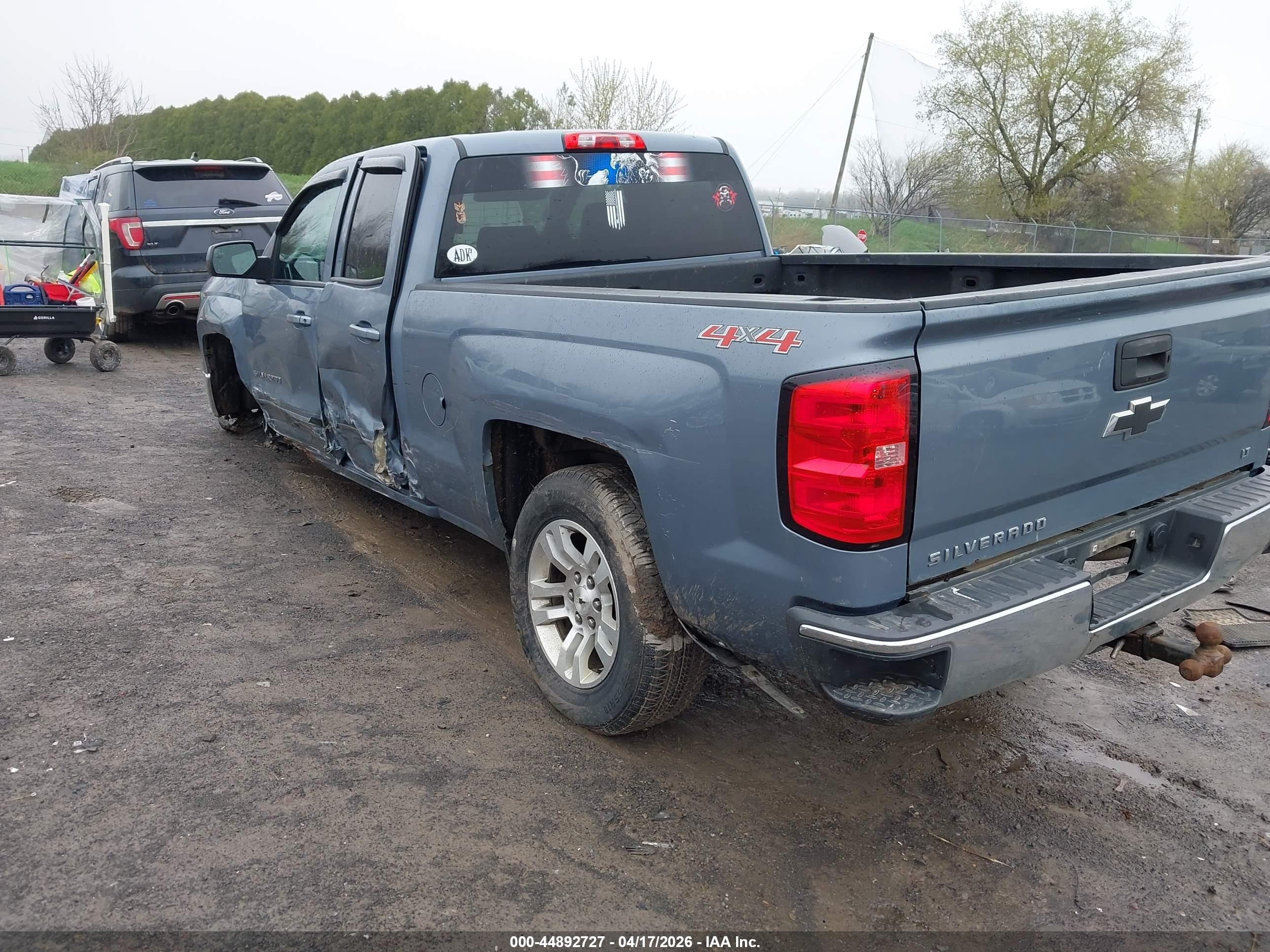 2015 Chevrolet Silverado 1500 1lt Blue vin: 1GCVKREC2FZ354663