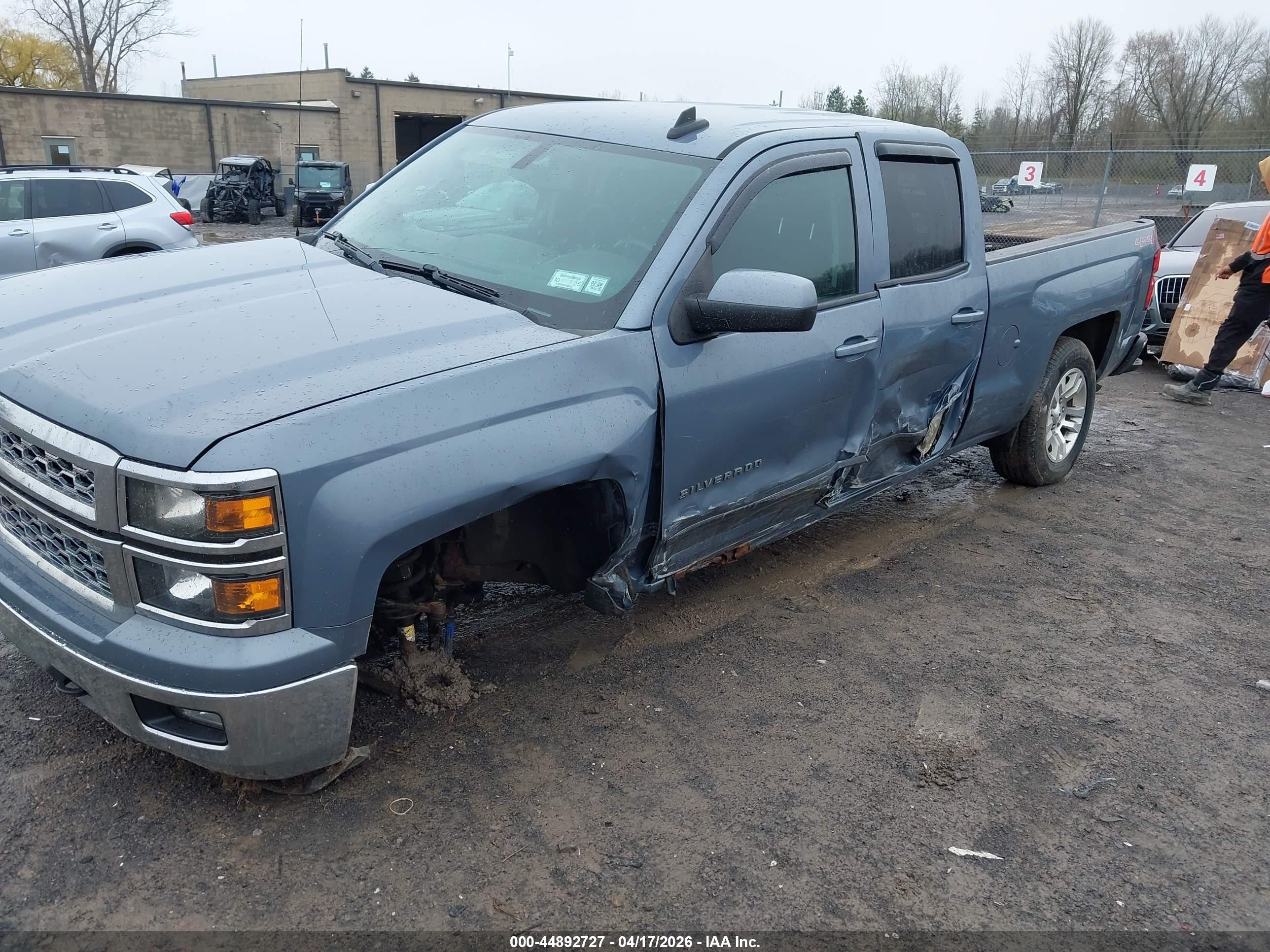 2015 Chevrolet Silverado 1500 1lt Blue vin: 1GCVKREC2FZ354663