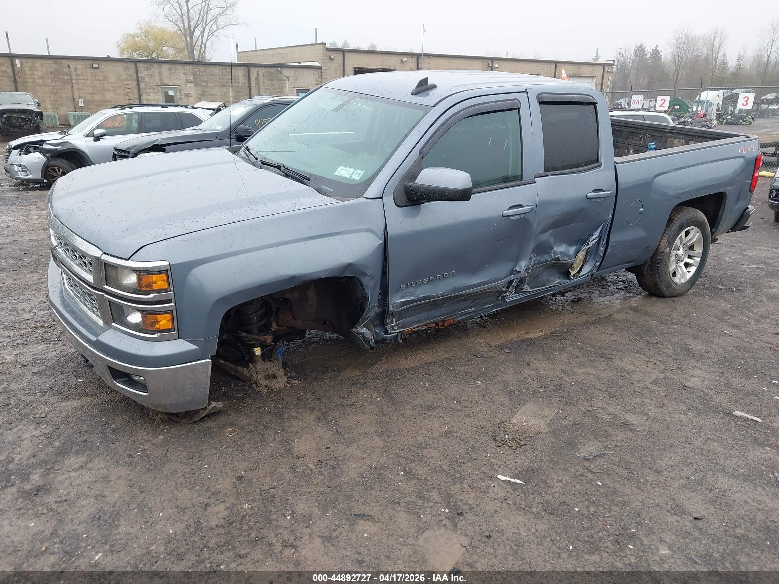 2015 Chevrolet Silverado 1500 1lt Blue vin: 1GCVKREC2FZ354663