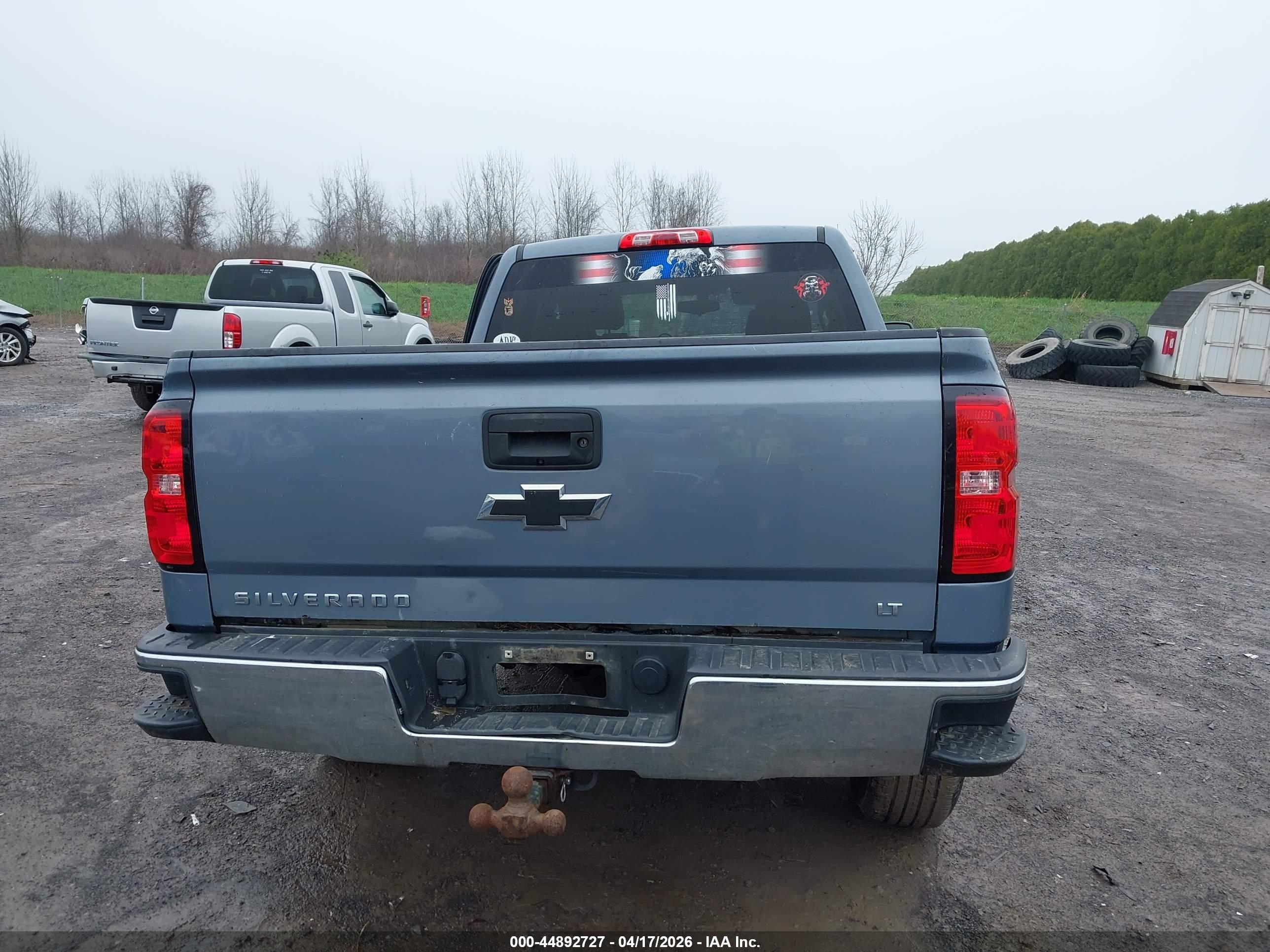 2015 Chevrolet Silverado 1500 1lt Blue vin: 1GCVKREC2FZ354663
