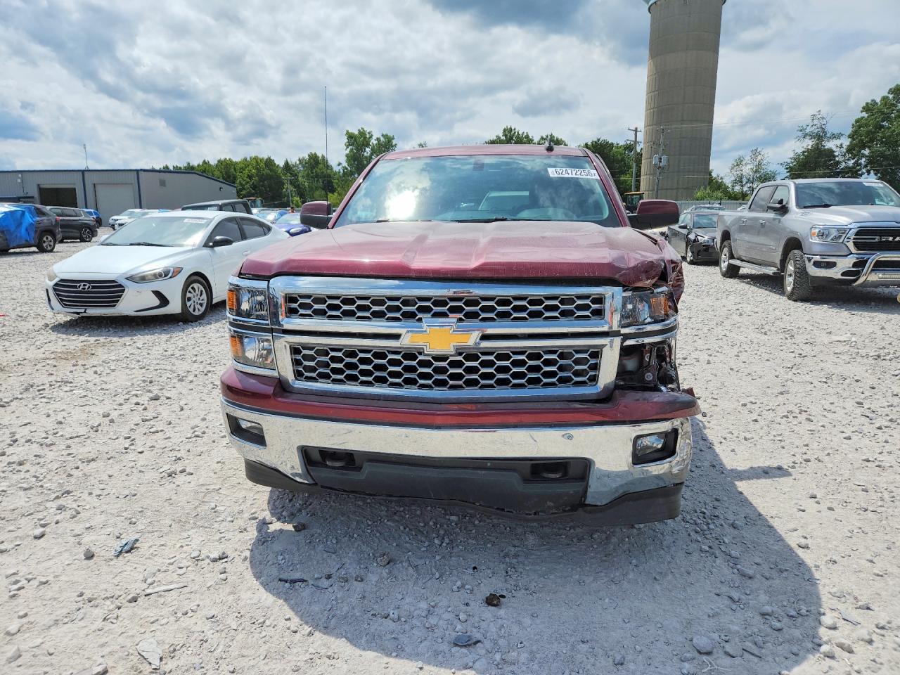 2015 Chevrolet Silverado K1500 Lt Red vin: 1GCVKREC2FZ359975