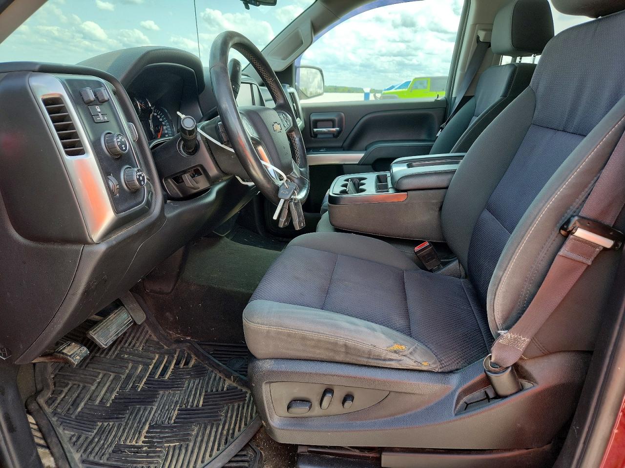 2015 Chevrolet Silverado K1500 Lt Red vin: 1GCVKREC2FZ359975