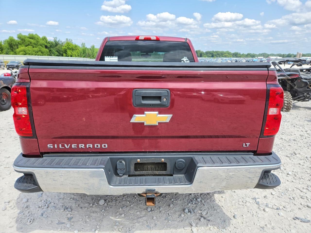 2015 Chevrolet Silverado K1500 Lt Red vin: 1GCVKREC2FZ359975