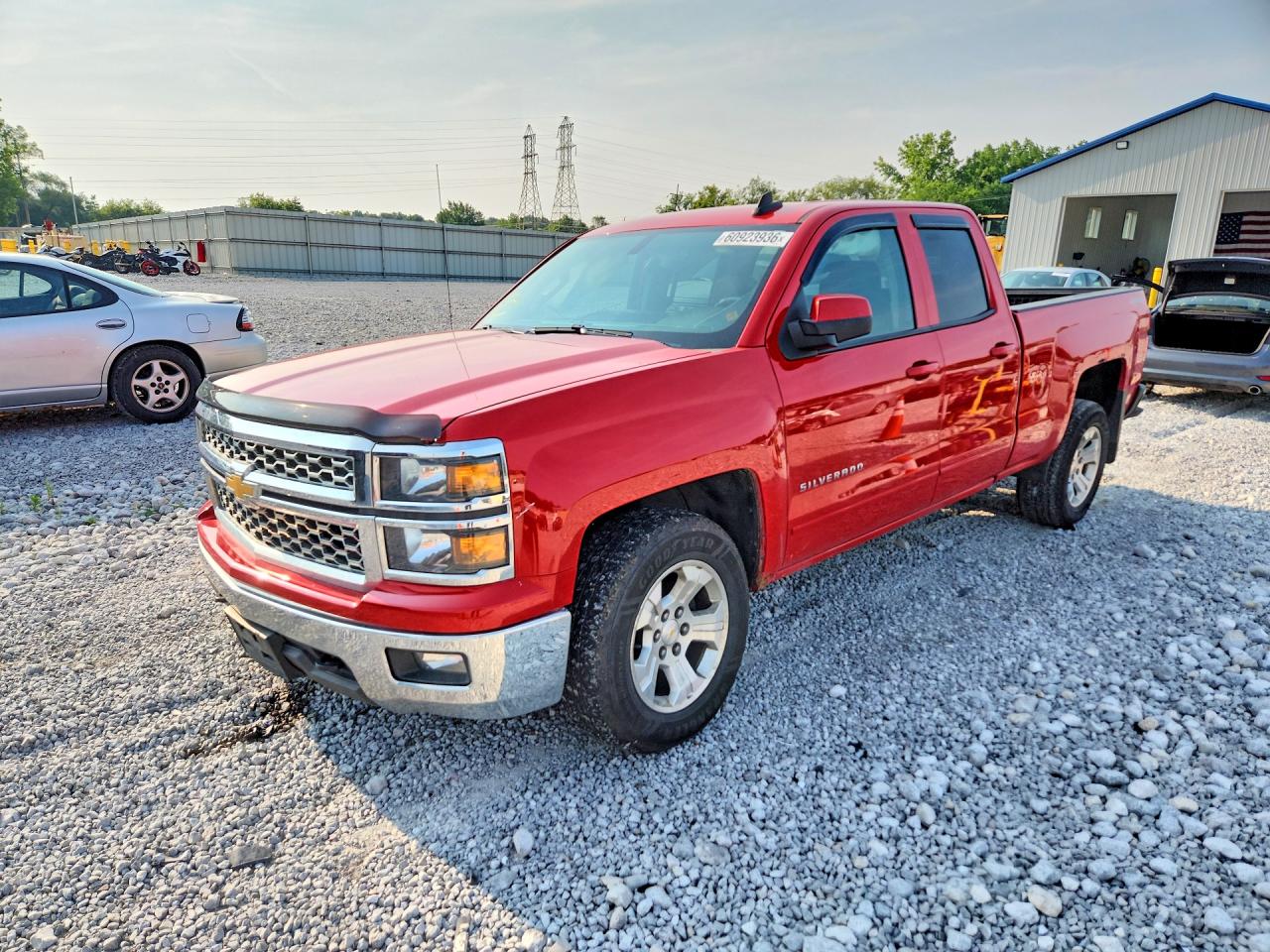2015 Chevrolet Silverado K1500 Lt Red vin: 1GCVKREC2FZ365016