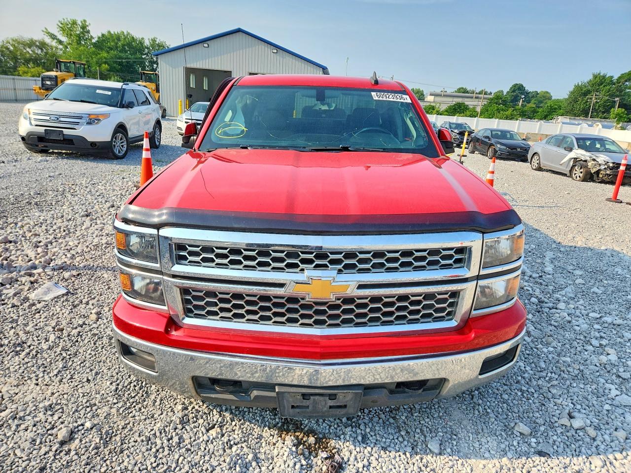 2015 Chevrolet Silverado K1500 Lt Red vin: 1GCVKREC2FZ365016