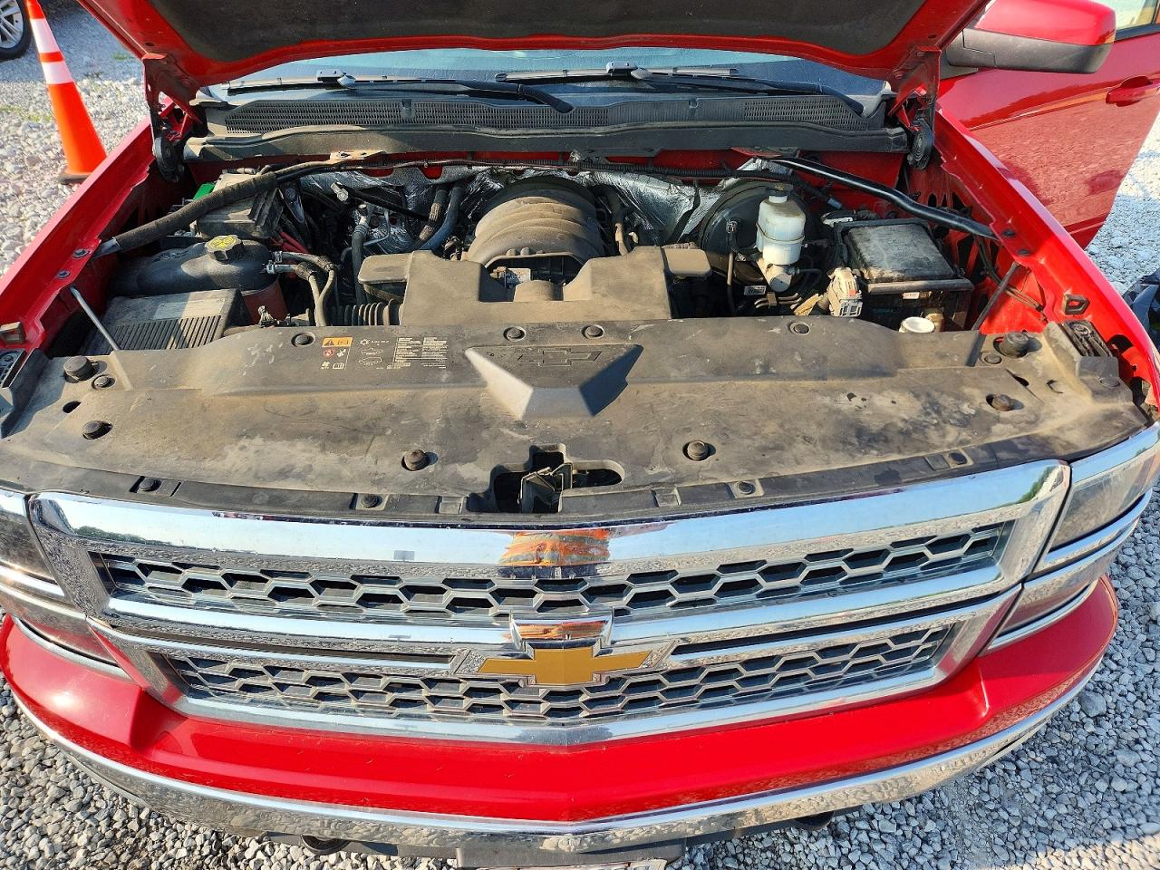 2015 Chevrolet Silverado K1500 Lt Red vin: 1GCVKREC2FZ365016