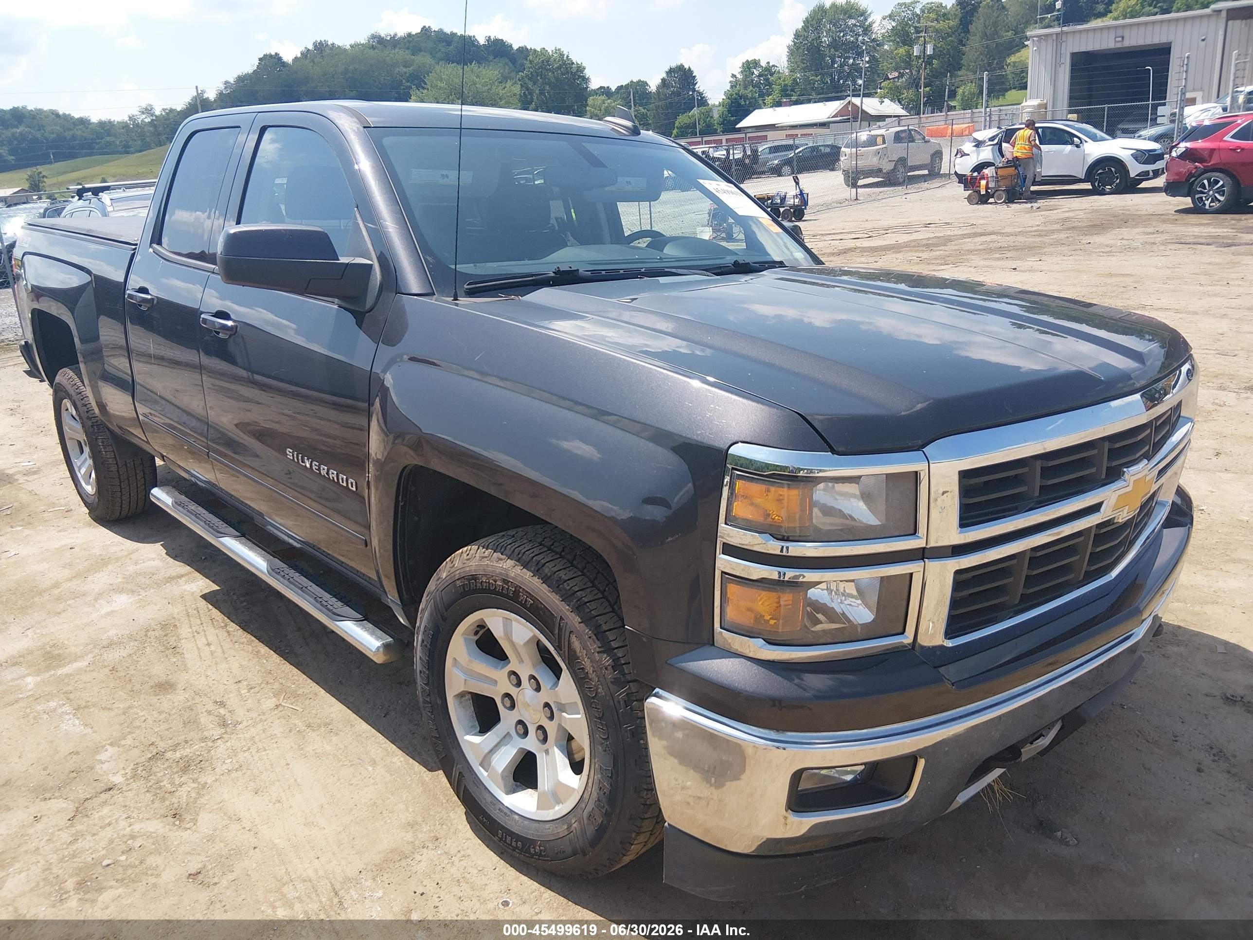 2015 Chevrolet Silverado 1500 2lt Gray vin: 1GCVKREC2FZ366182