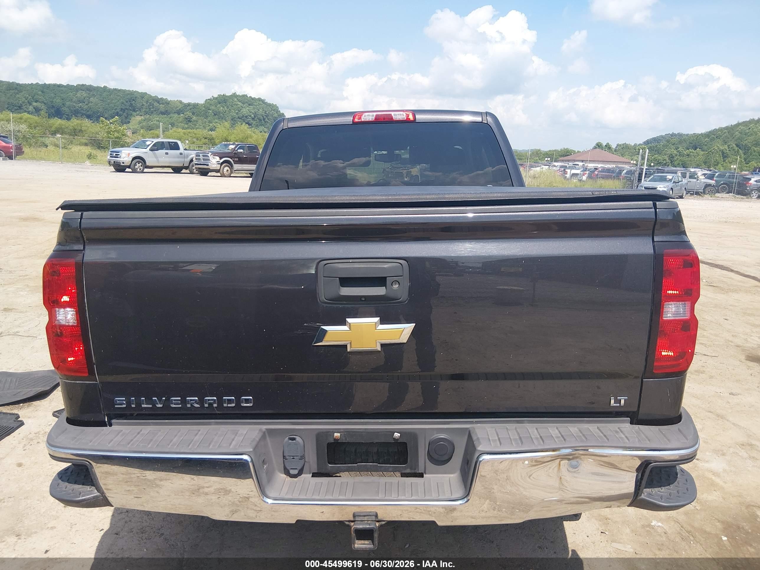 2015 Chevrolet Silverado 1500 2lt Gray vin: 1GCVKREC2FZ366182