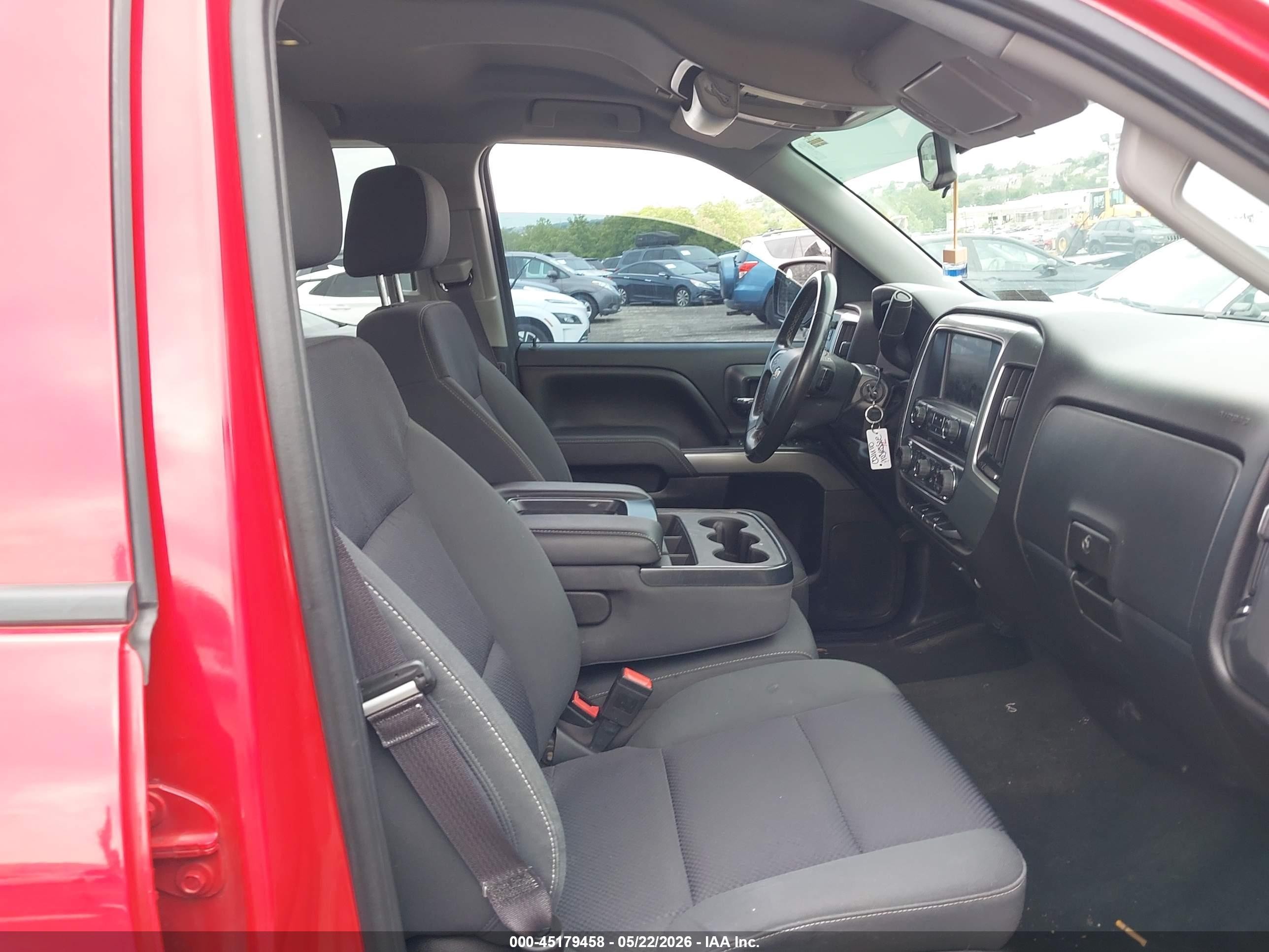 2015 Chevrolet Silverado 1500 1lt Red vin: 1GCVKREC2FZ375724