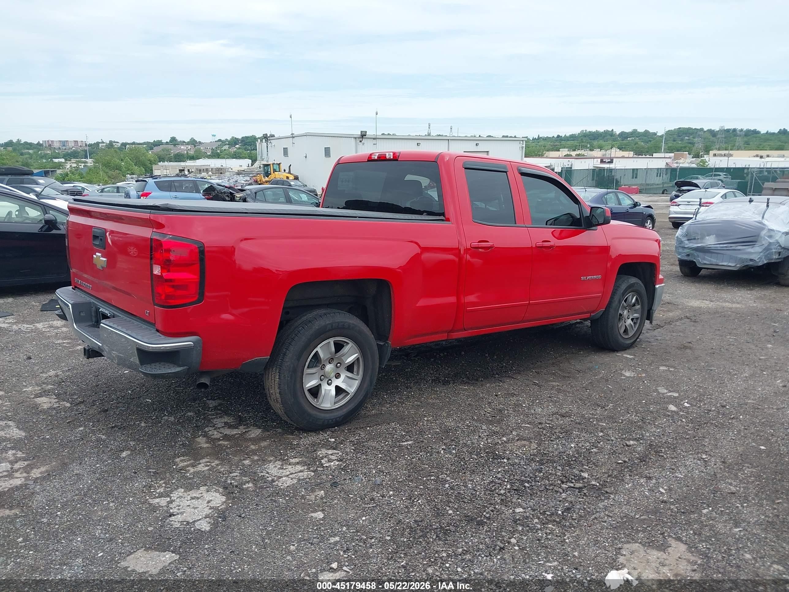 2015 Chevrolet Silverado 1500 1lt Red vin: 1GCVKREC2FZ375724
