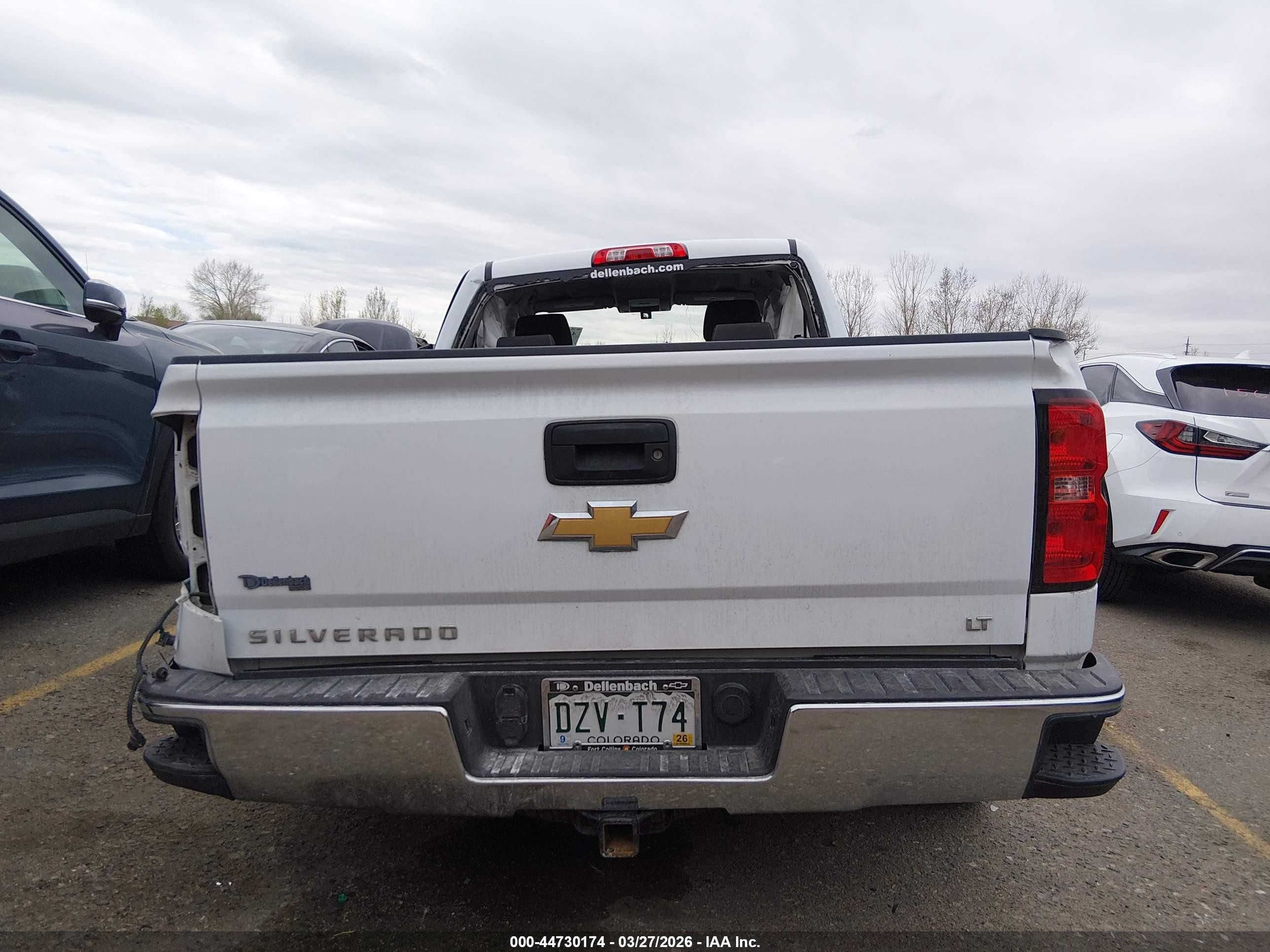 2017 Chevrolet Silverado 1500 1lt White vin: 1GCVKREC2HZ332438