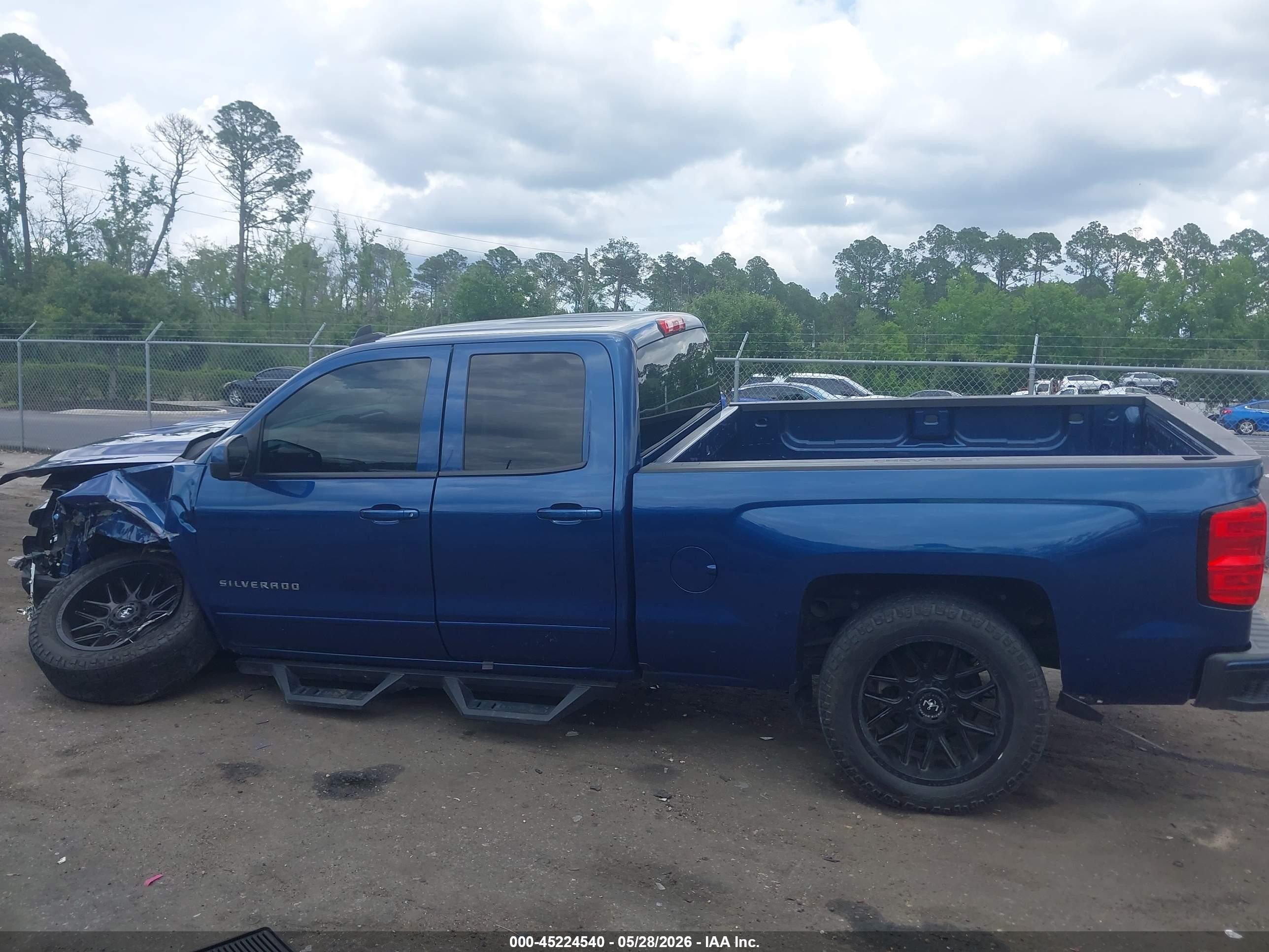 2017 Chevrolet Silverado 1500 2lt Blue vin: 1GCVKREC2HZ341138