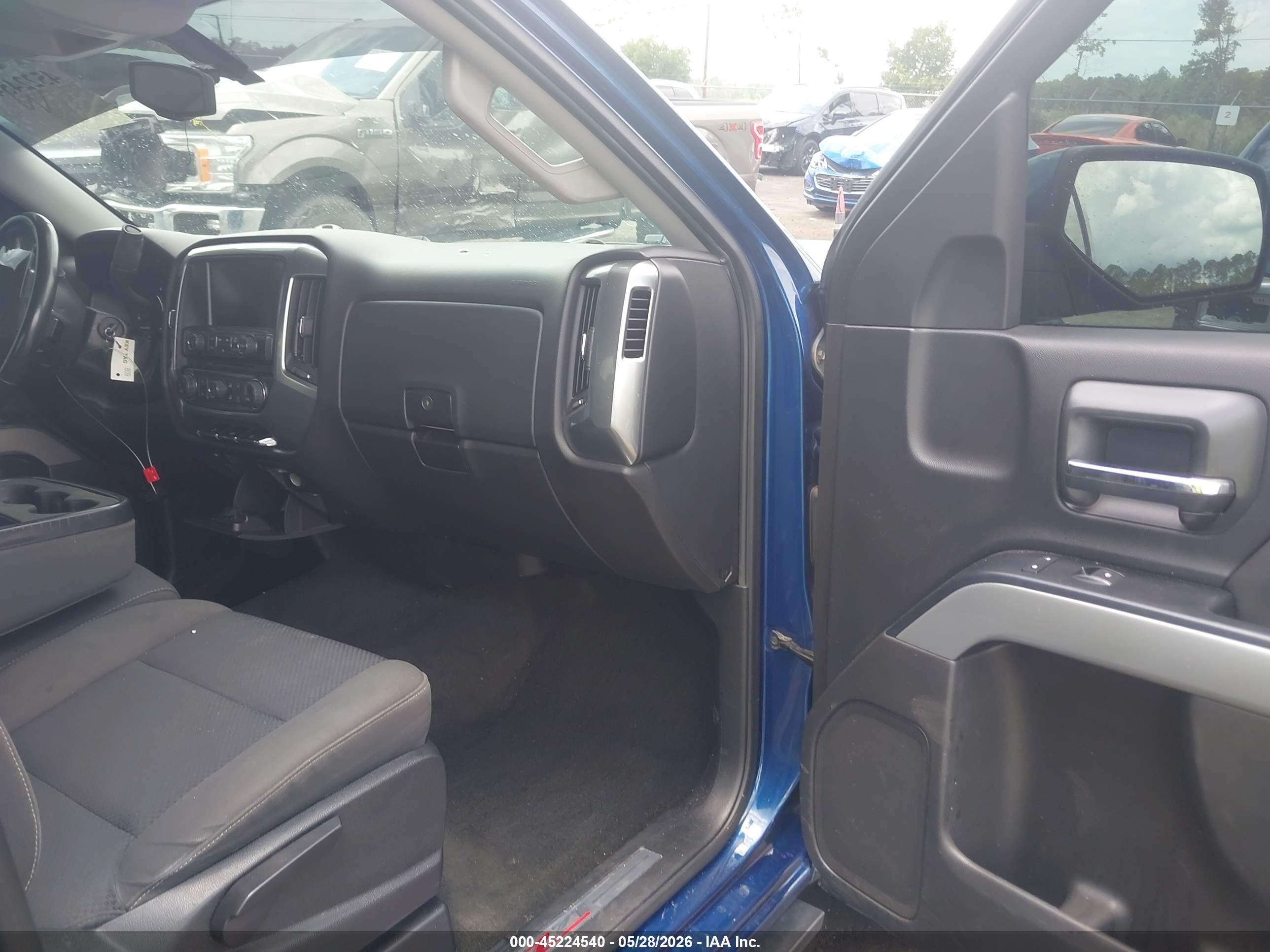 2017 Chevrolet Silverado 1500 2lt Blue vin: 1GCVKREC2HZ341138